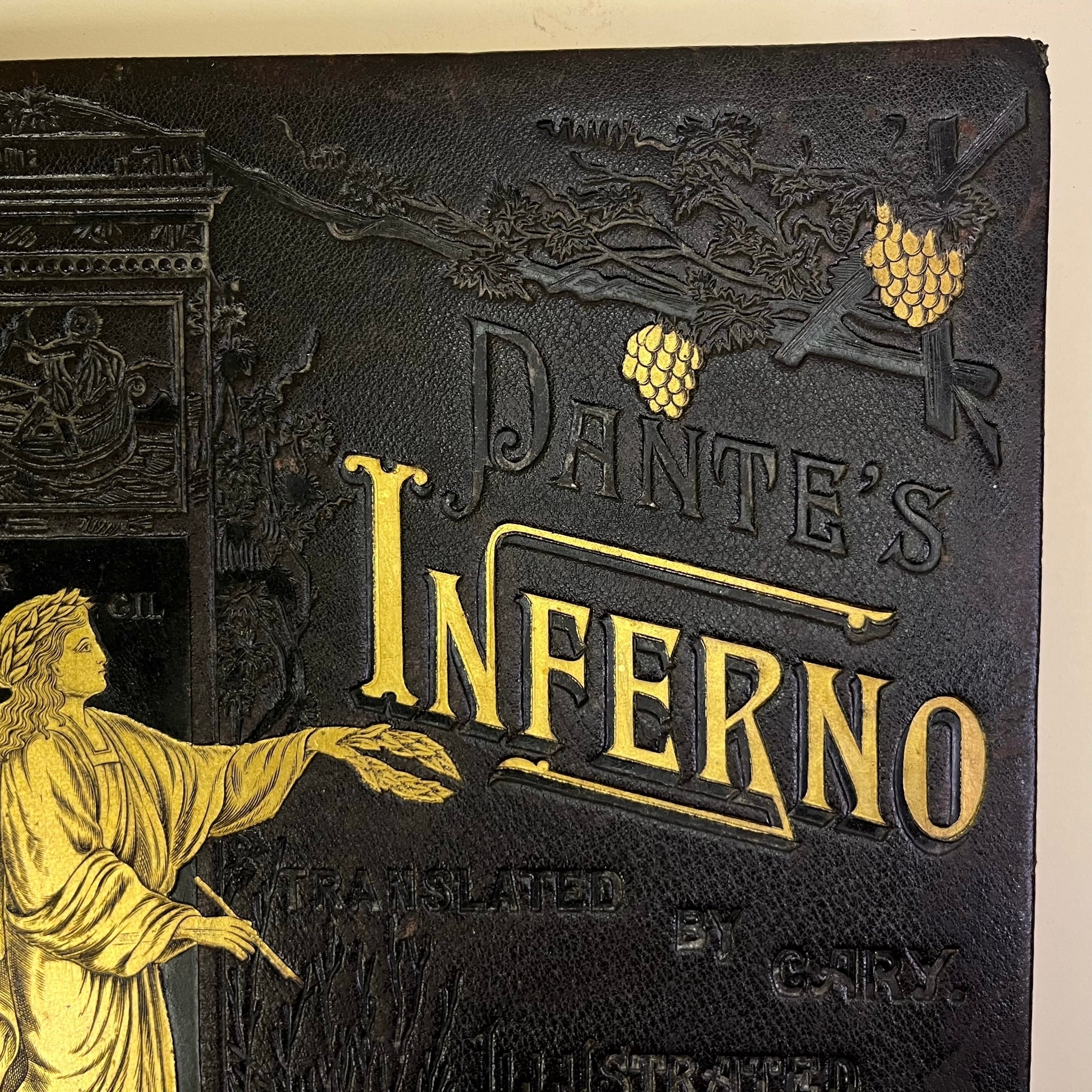 1884 Dante’s Illustrated by Gustave Doré Fine Binding/Display Ed.