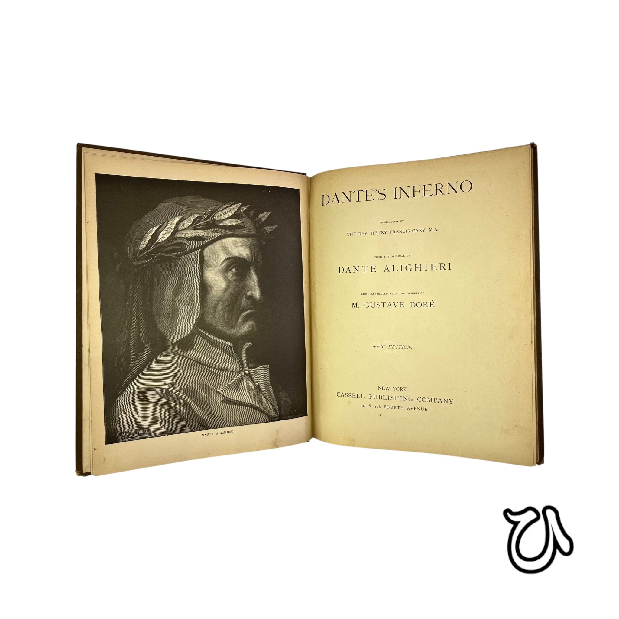 1880 Dante’s Inferno Illustrated by Gustave Doré Cassell Publishing Co.