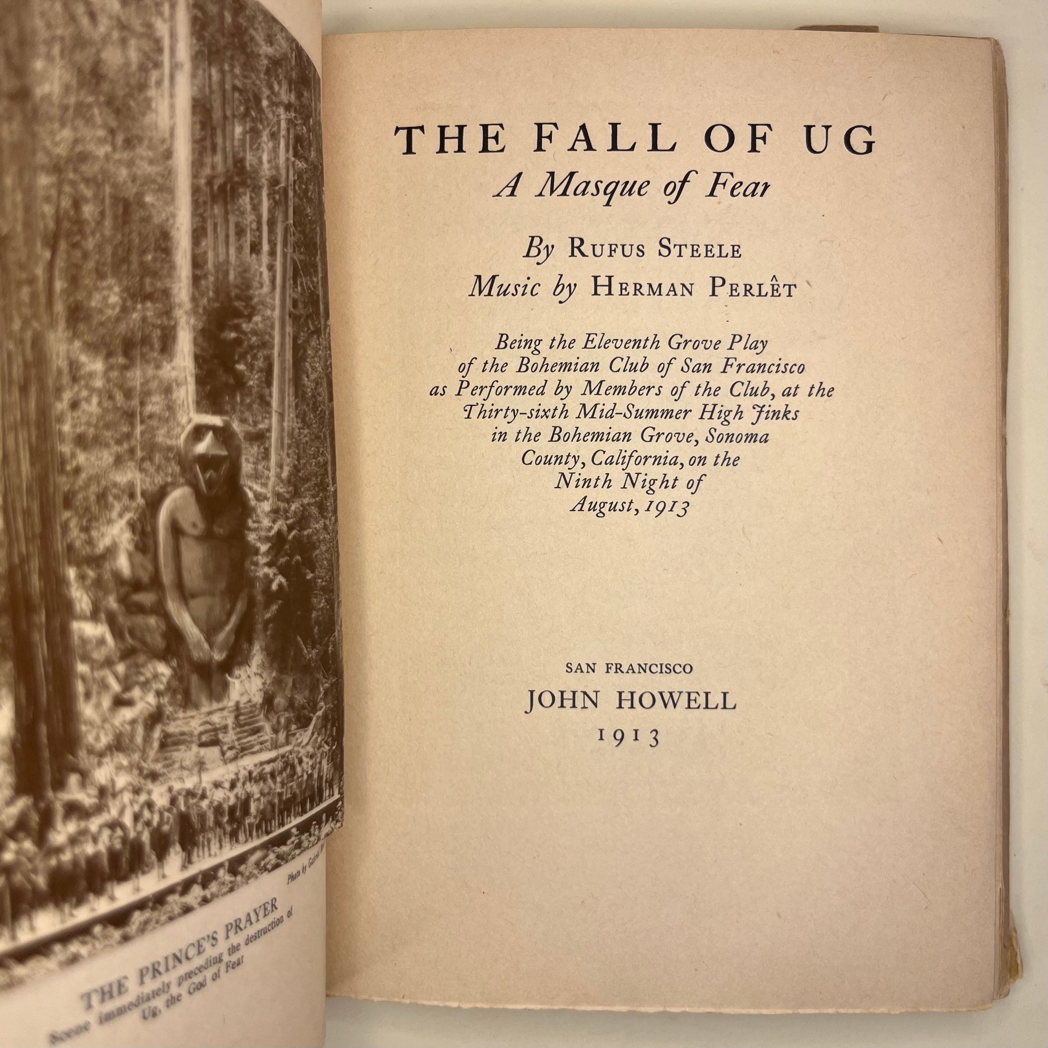 1913 Bohemian Grove The Fall of Ug