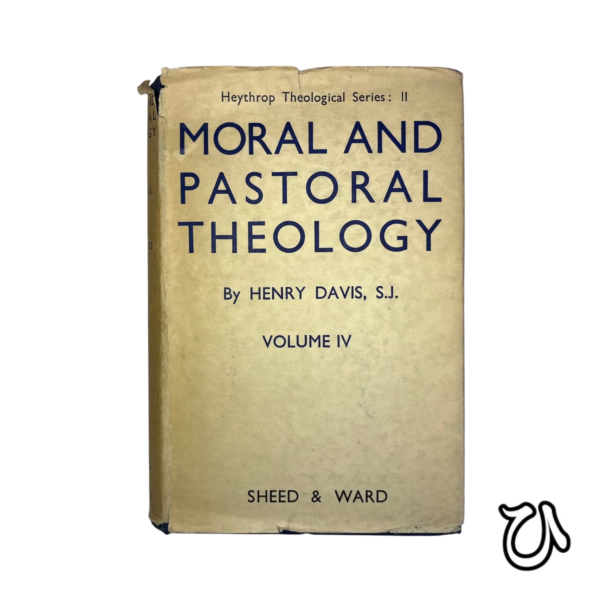 1938 Moral And Pastoral Theology Vol IV by Henry Davis S.J.