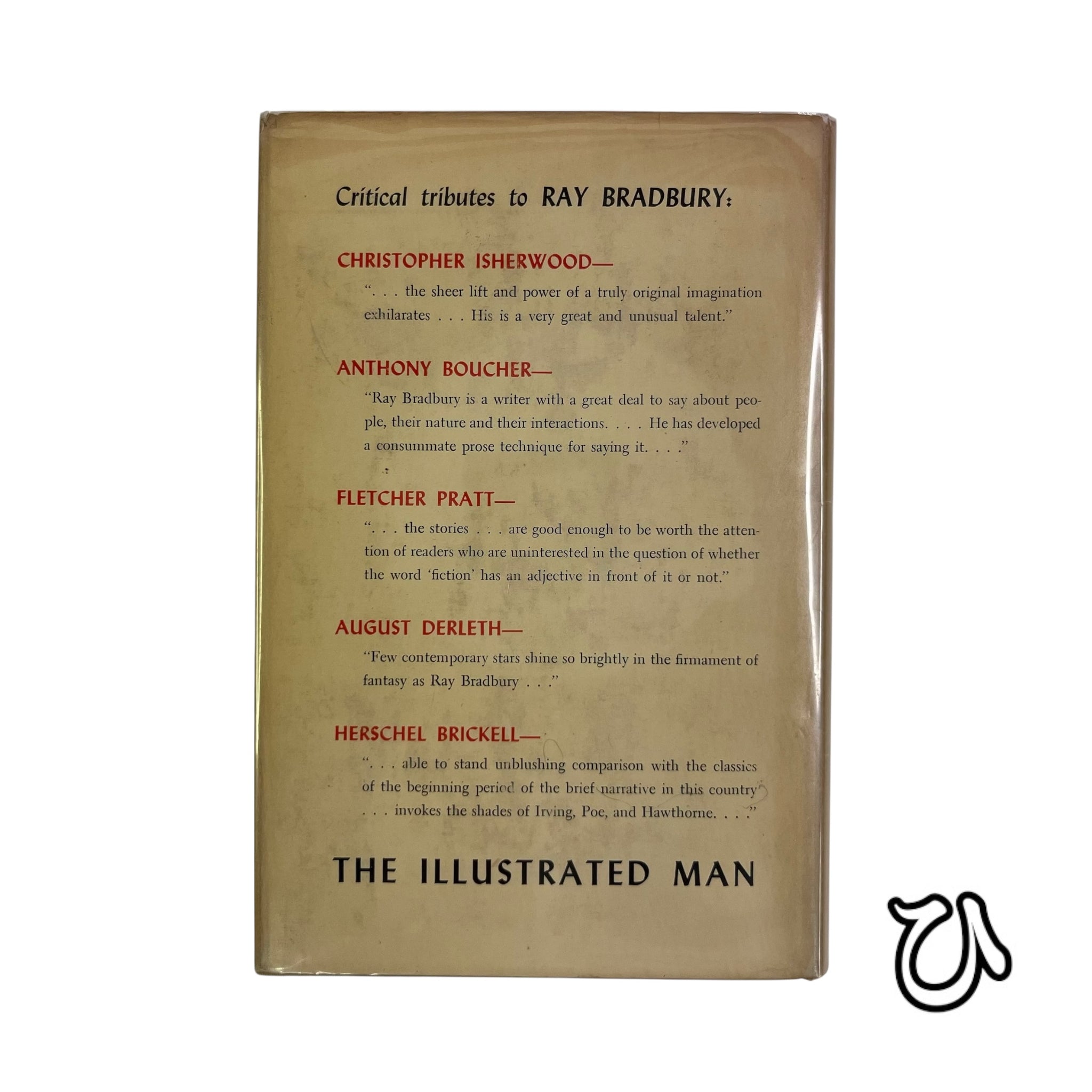 1951 The Illustrated Man by Ray Bradbury First Edition Signed