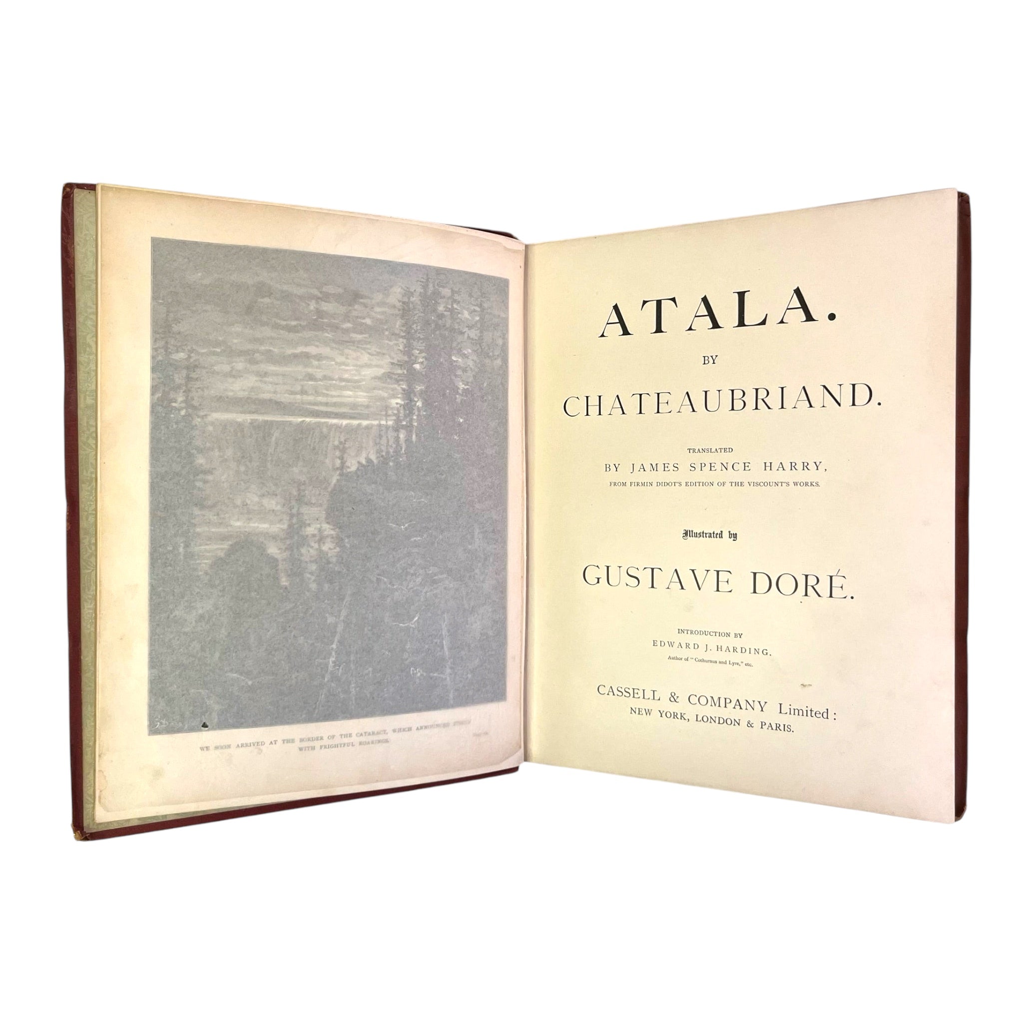 1884 Atala by Chateaubriand Illustrated by Gustave Cassell Company Binding