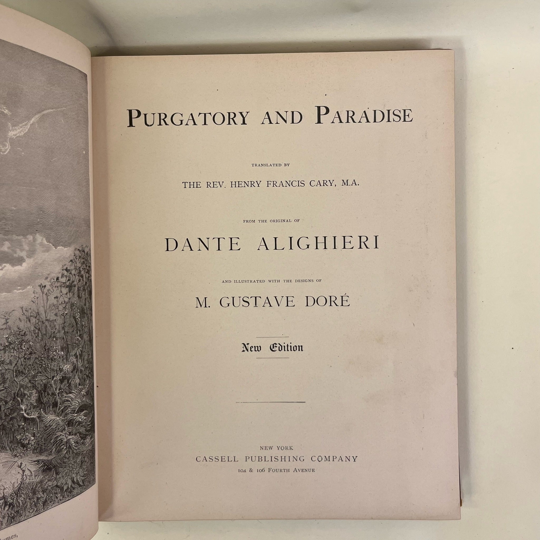 1884 Dante’s Purgatory & Paradise Illustrated by Gustave Doré