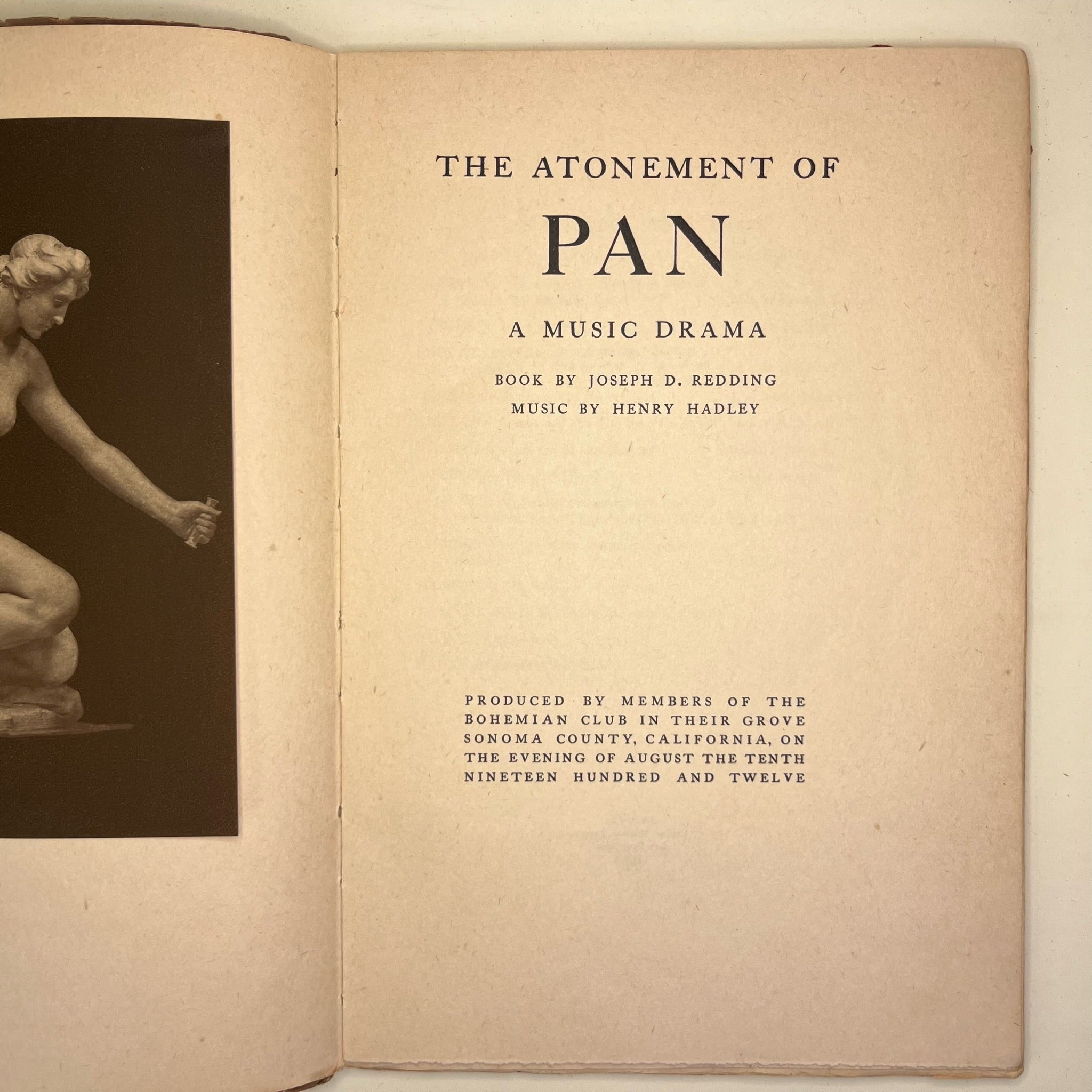 1912 Bohemian Grove The Atonement of Pan
