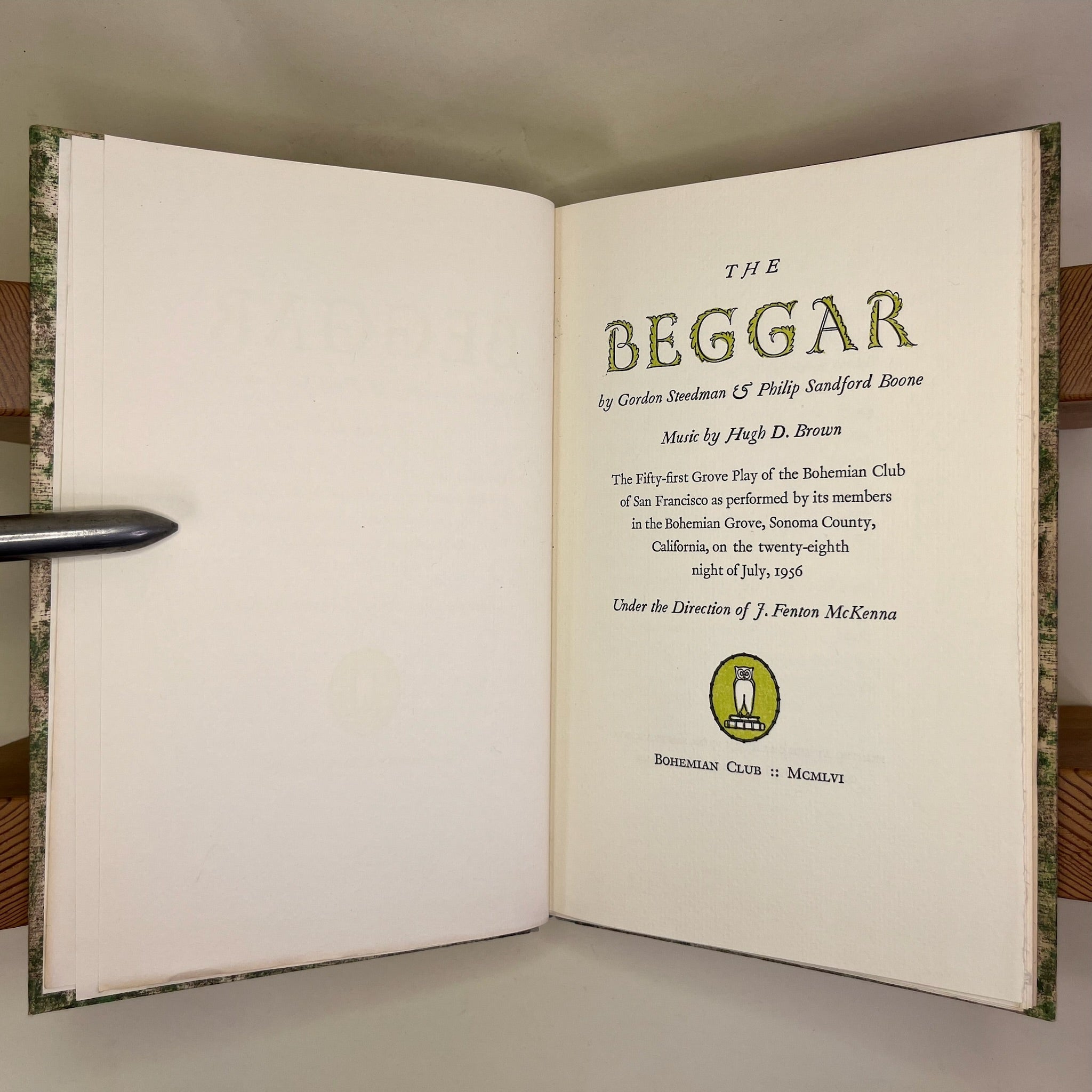 1956 Bohemian Grove The Beggar