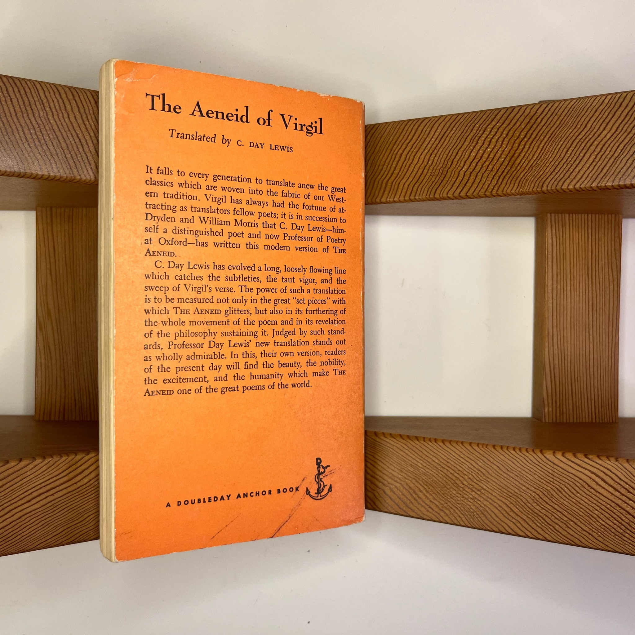 The Aeneid Of Virgil translated by C. Day Lewis
