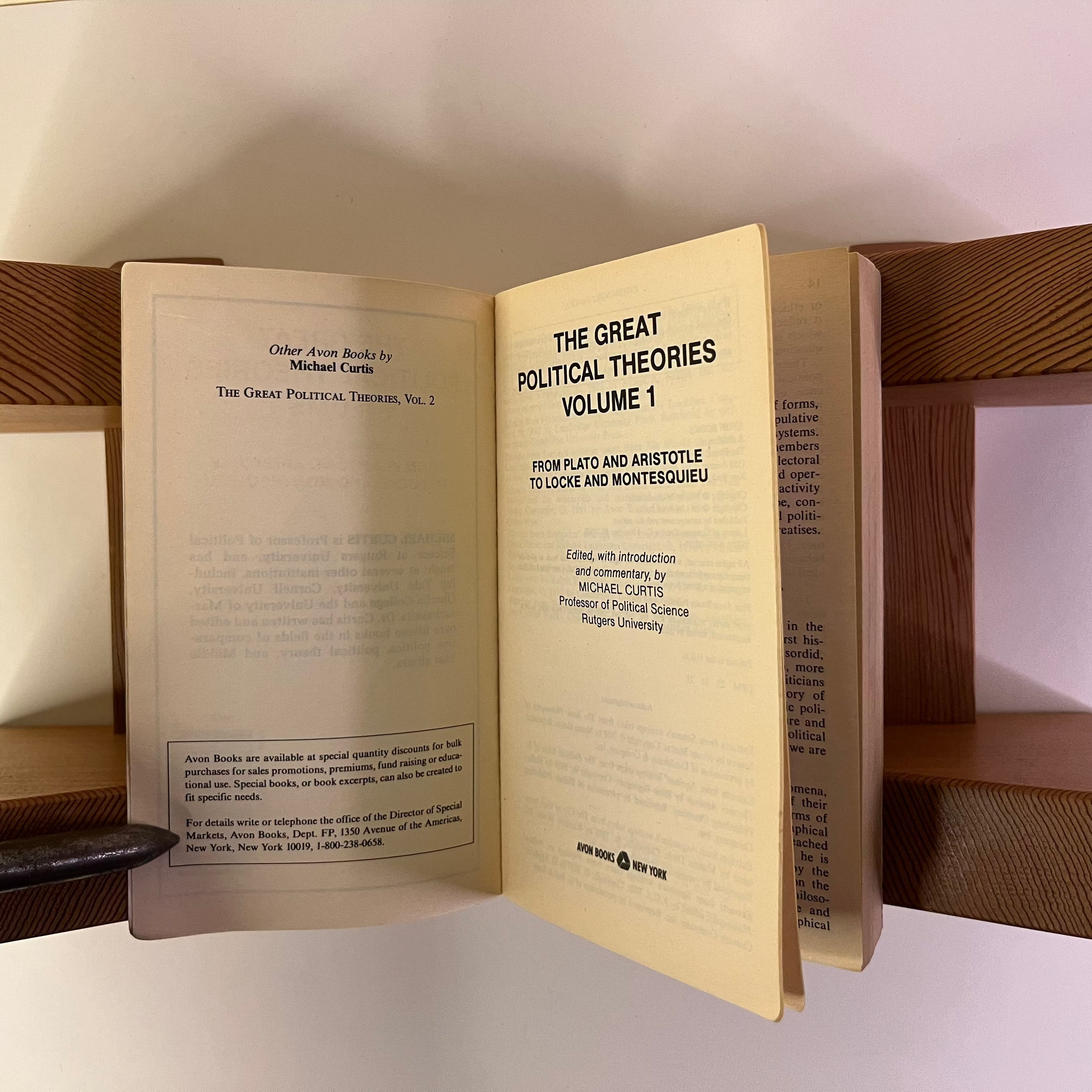 The Great Political Theories Vol 1