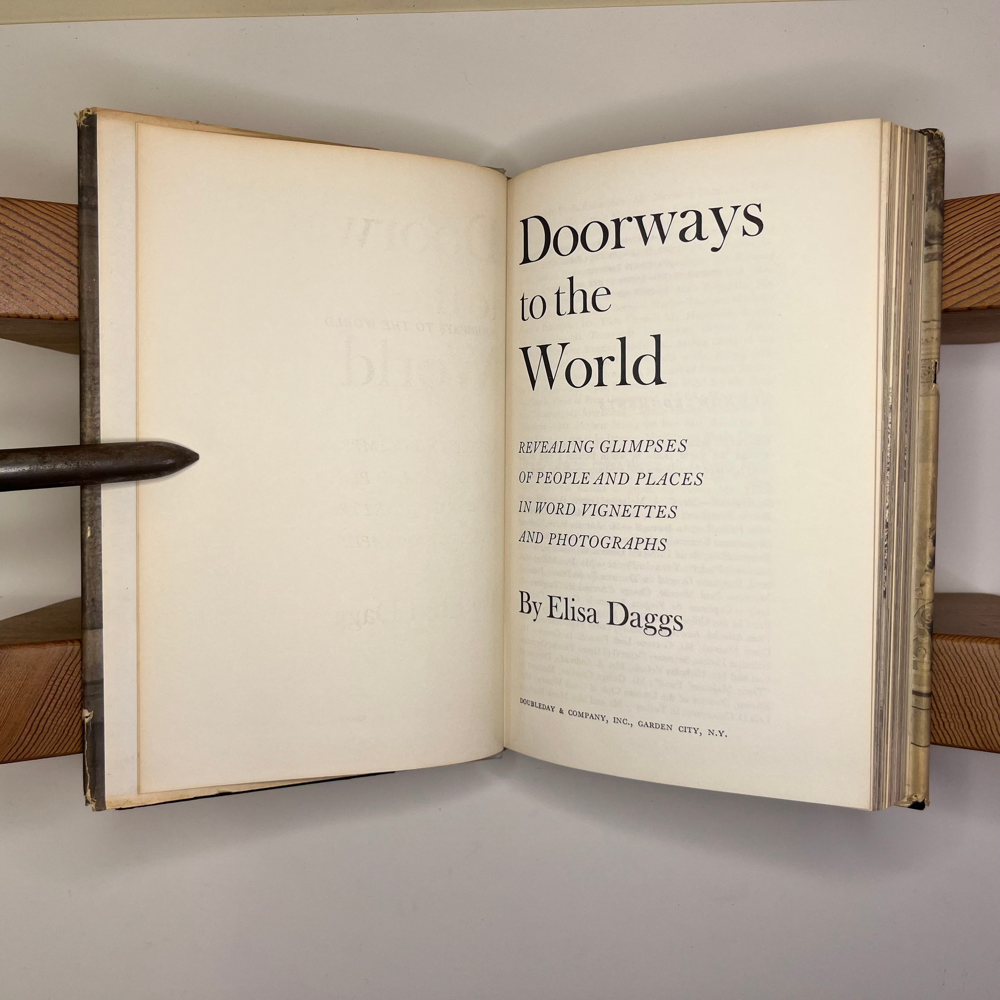 1960 Doorways To The World by Elisa Daggs