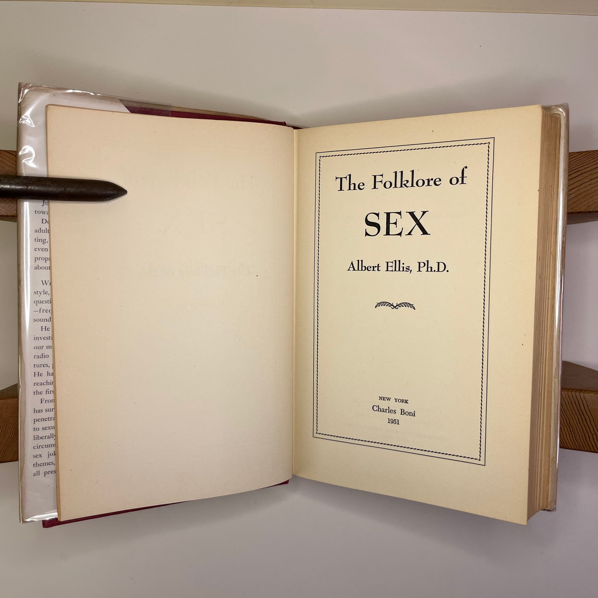 1961 The Folklore of Sex by Albert Ellis