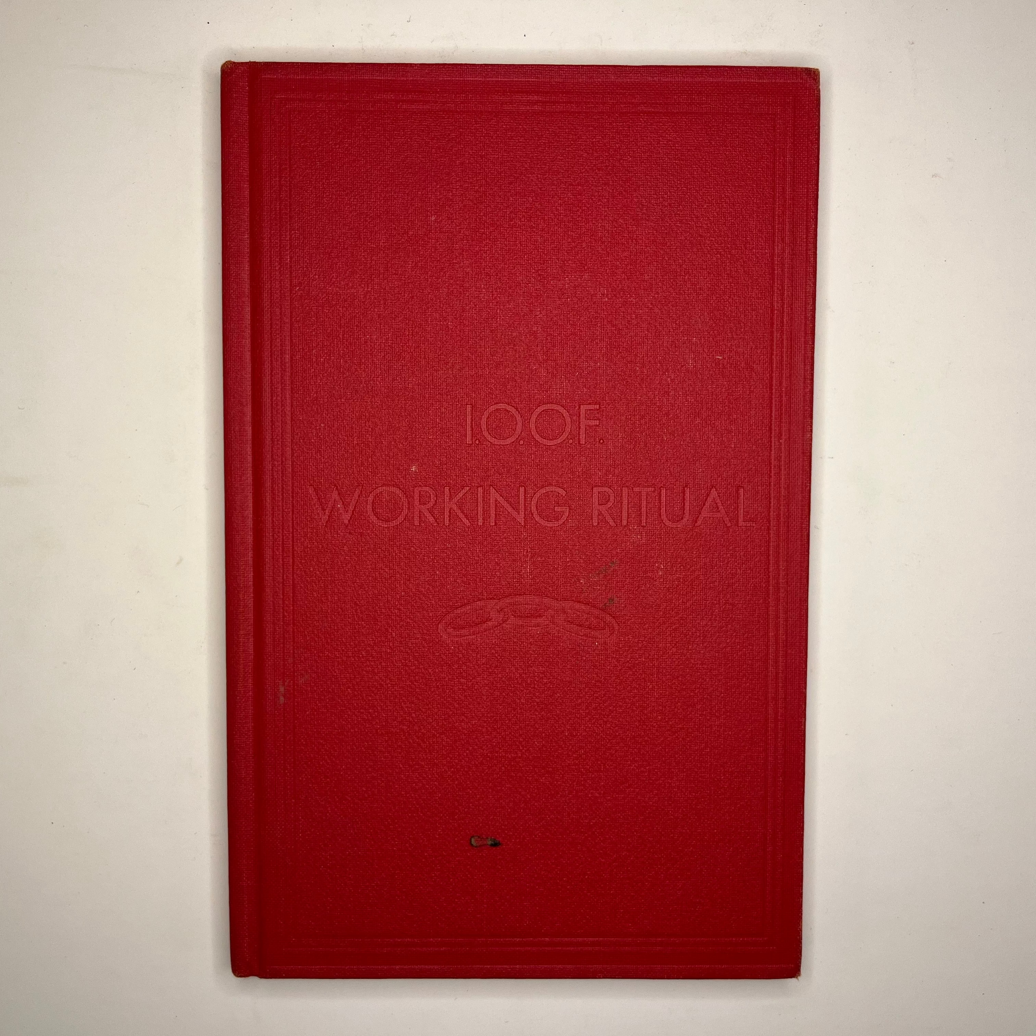 1974 Masonic Lodge Of Odd Fellows Working Ritual