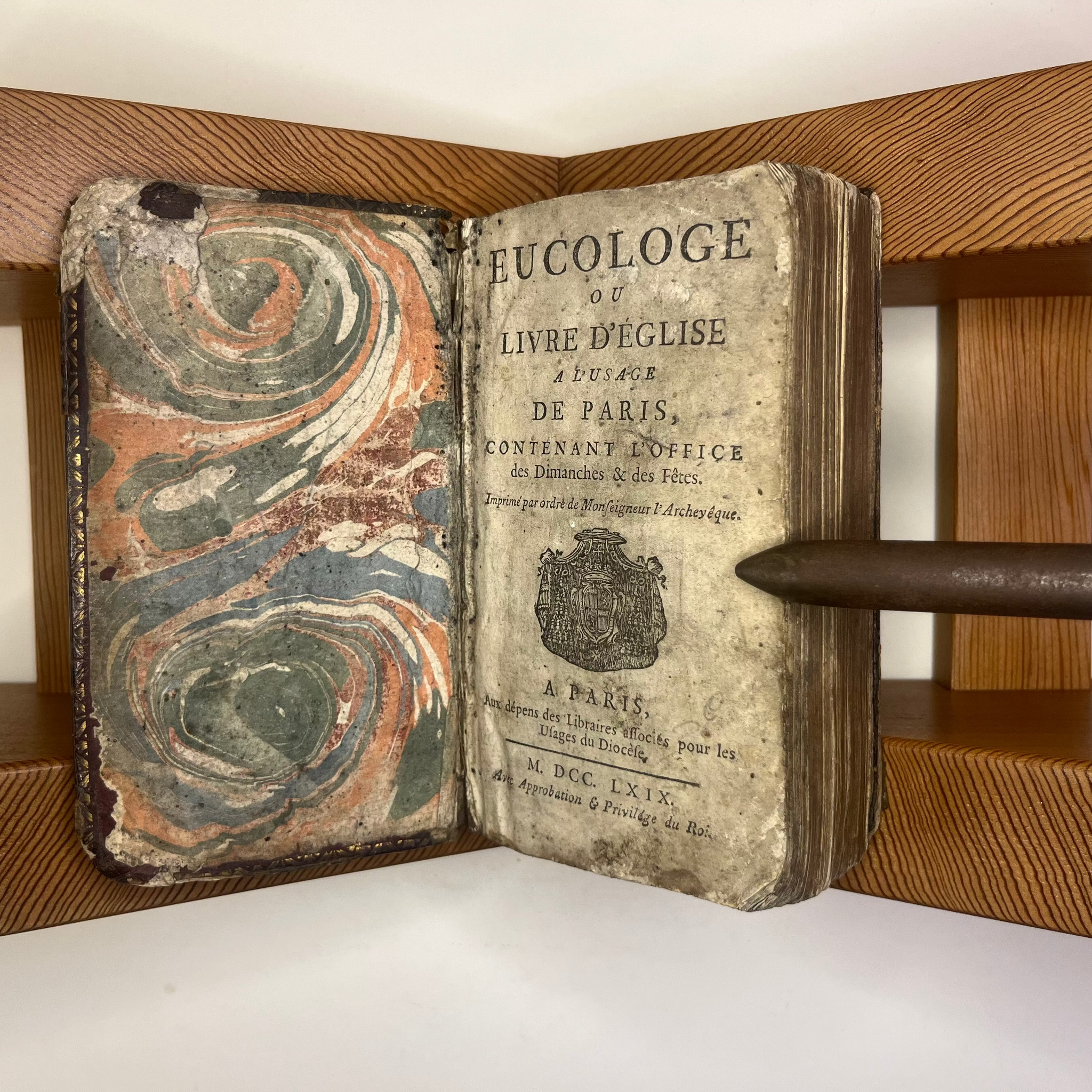 1782 Eucologe ou livre d'église by Chez De Hansy