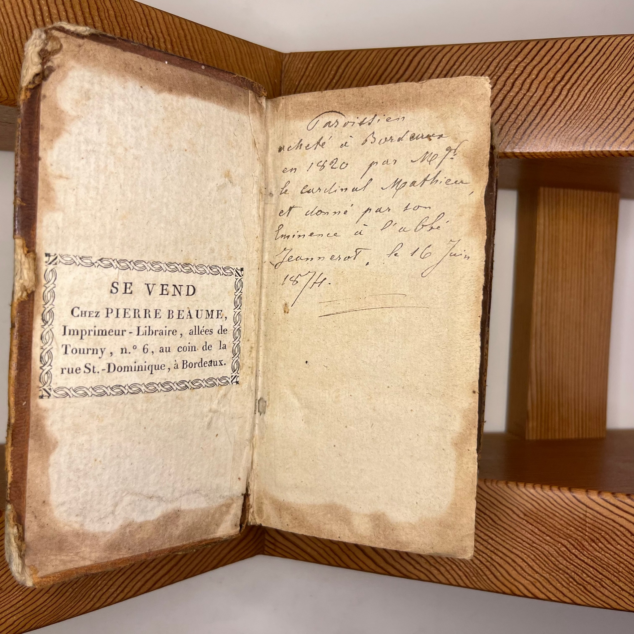 1816 Le Petit Paroissien Complet by Chez Dehansey