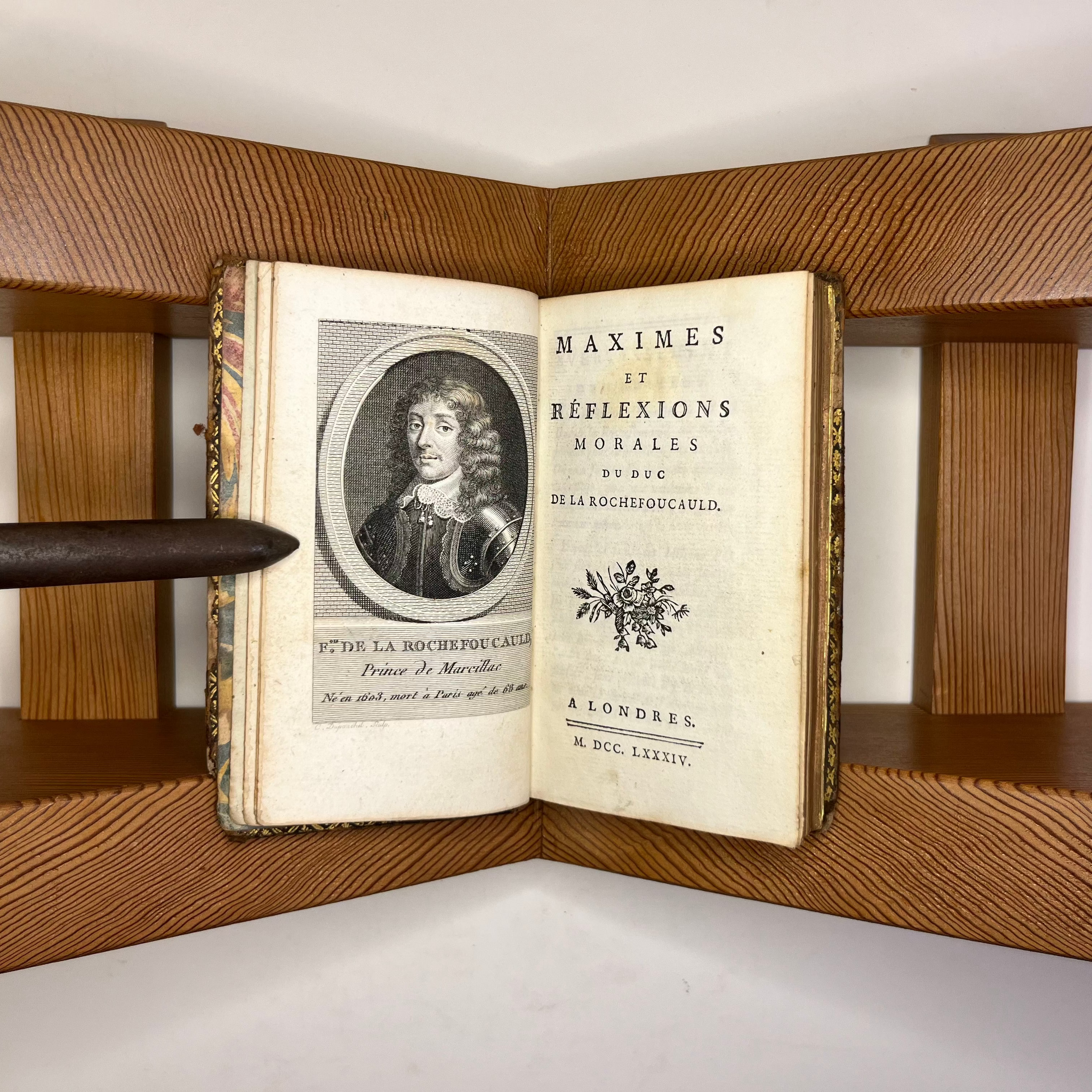 1784 Century Reflections And Morals of The Duke of La Rochefoucauld