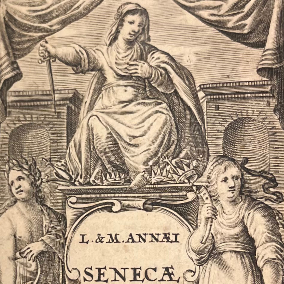 1713 Tragedy by Seneca Published by Amsterdam, Johannes Jansson