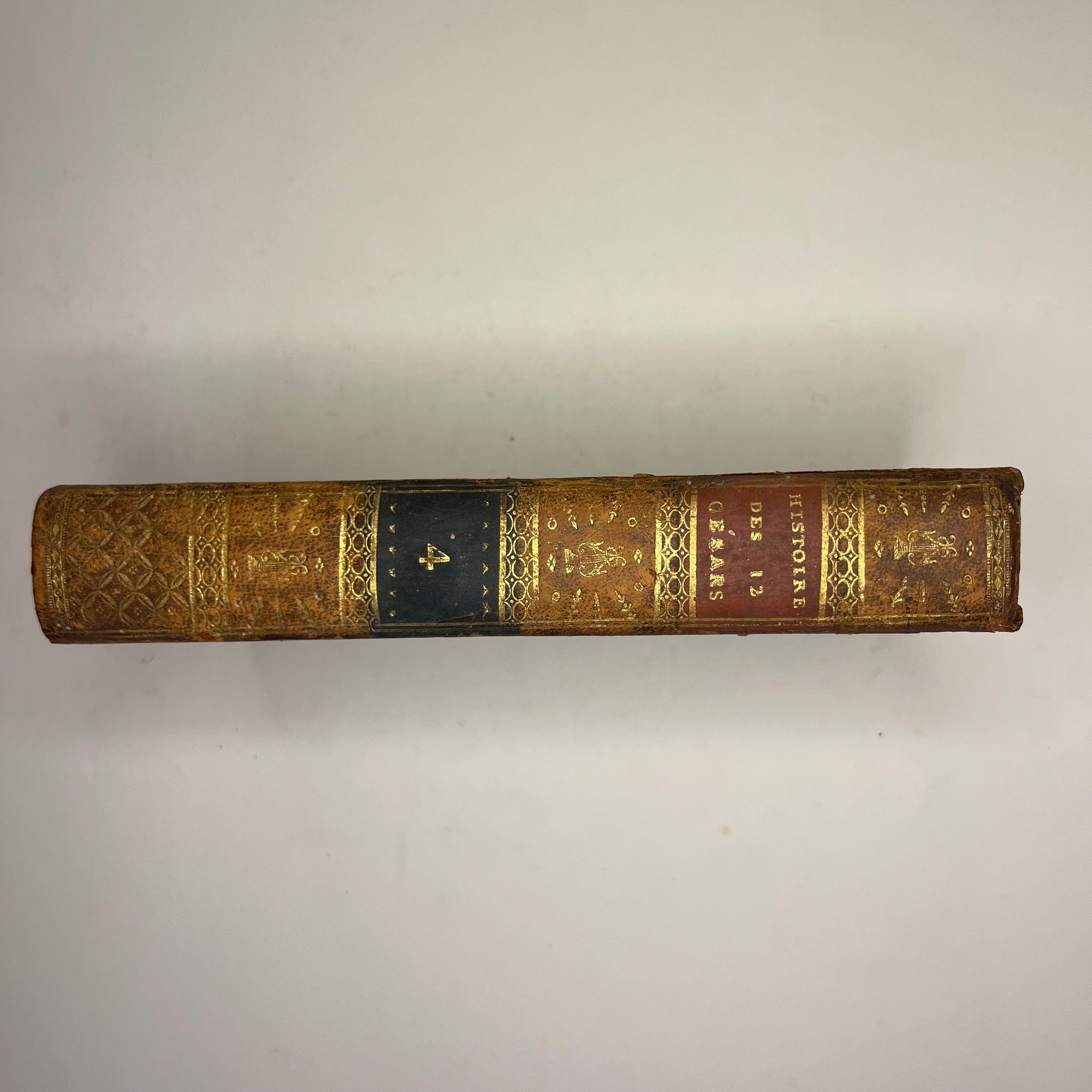 1771 French Suetonius's Lives Of The Twelve Caesars Vol IV translated by Henri Ophellot