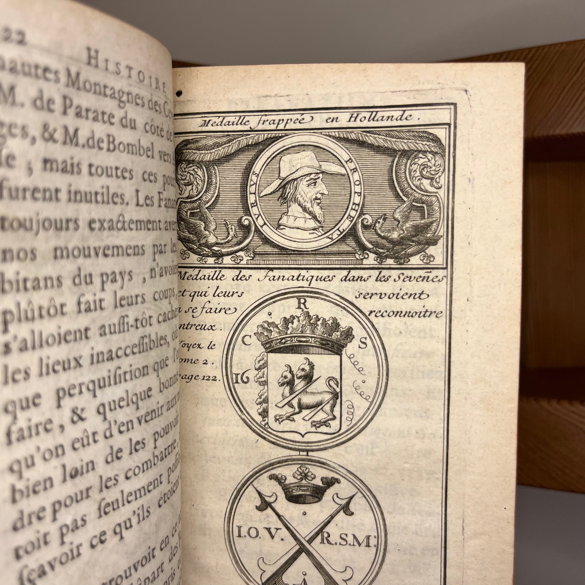 1703 History of Fanaticism of Our Times by David Augustin de Brueys
