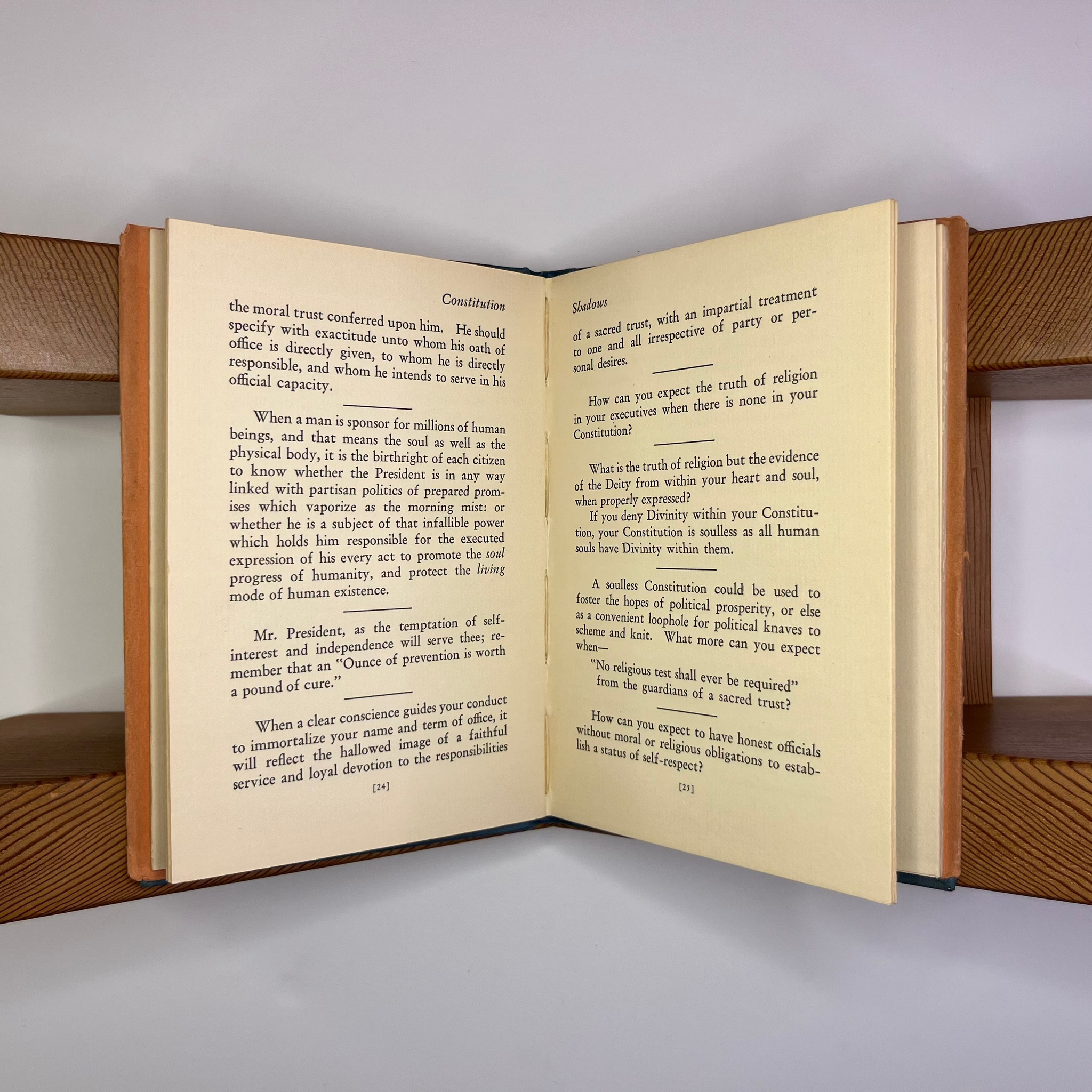 1928 Constitution Shadow by Franklin E. Parker