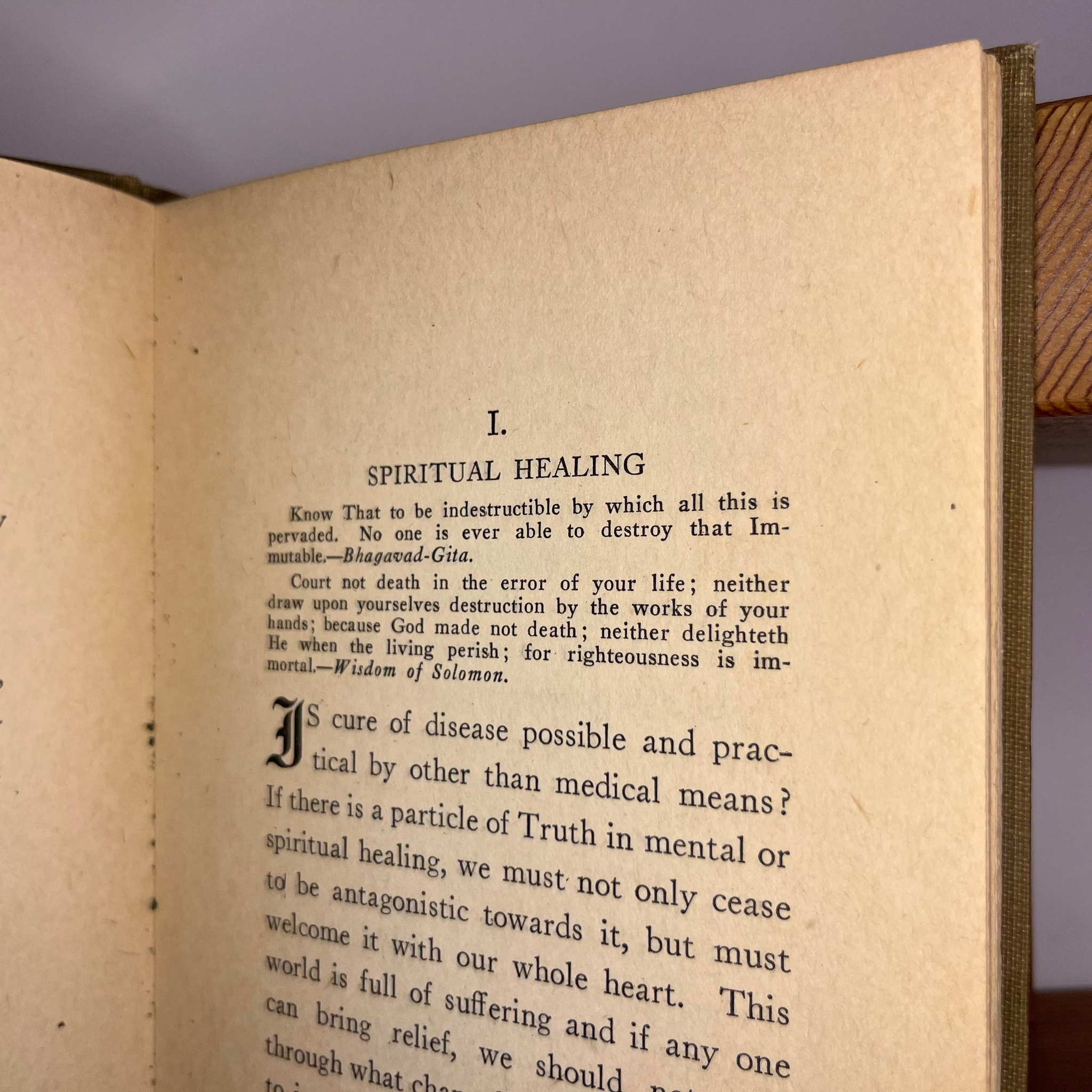 1923 Spiritual Healing by Swami Paramananda