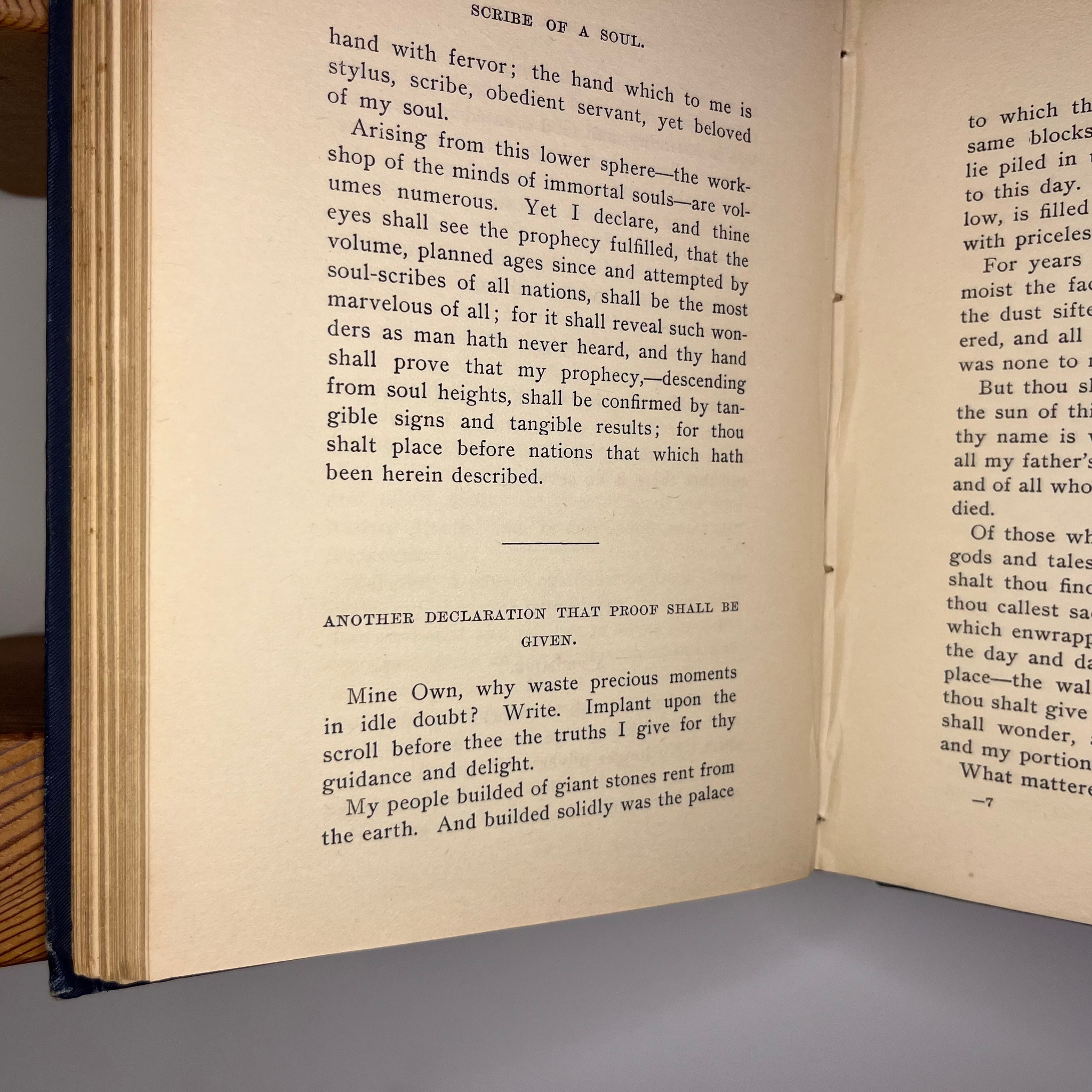 1901 The Scribe Of A Soul by Clara Iza Price