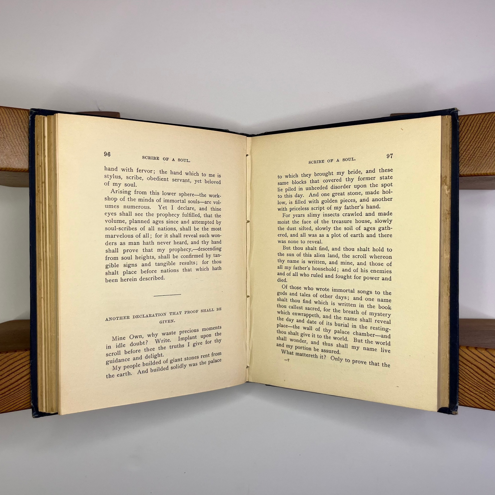 1901 The Scribe Of A Soul by Clara Iza Price