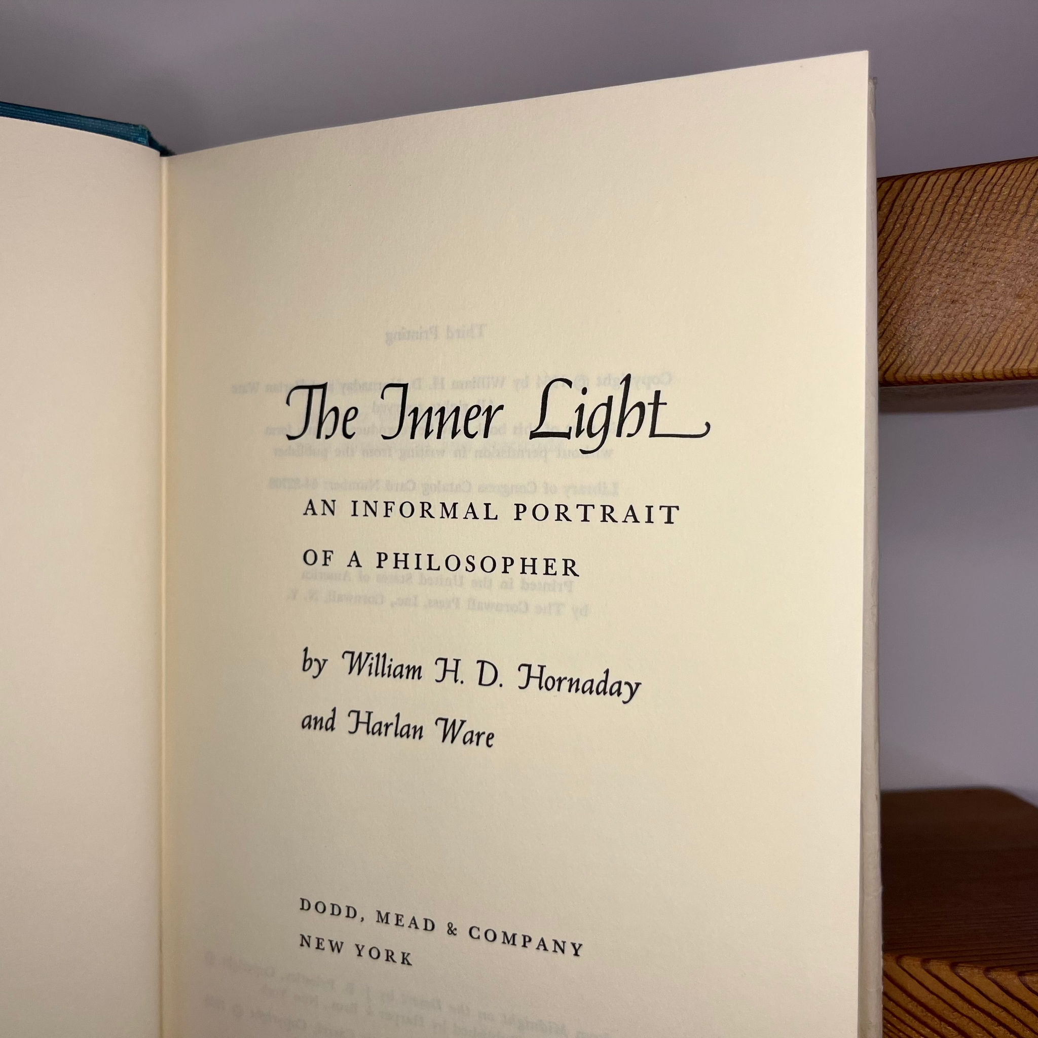 1964 The Inner Light by William H.D. Hornaday and Harlan Ware