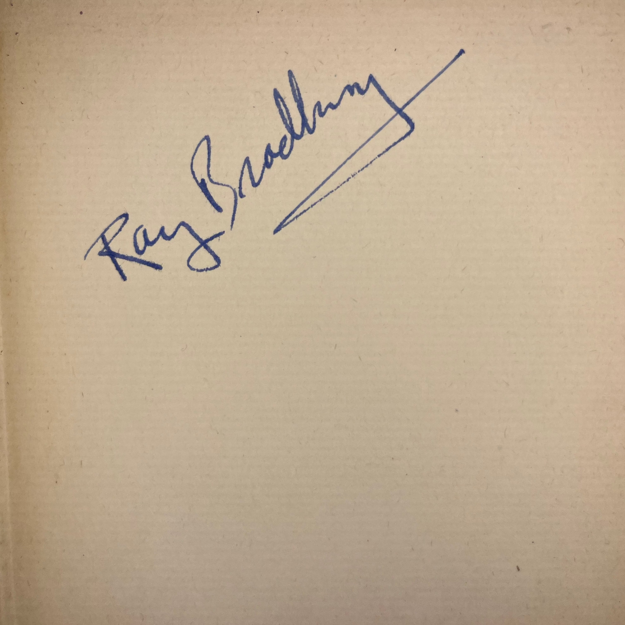 1951 The Illustrated Man by Ray Bradbury First Edition Signed