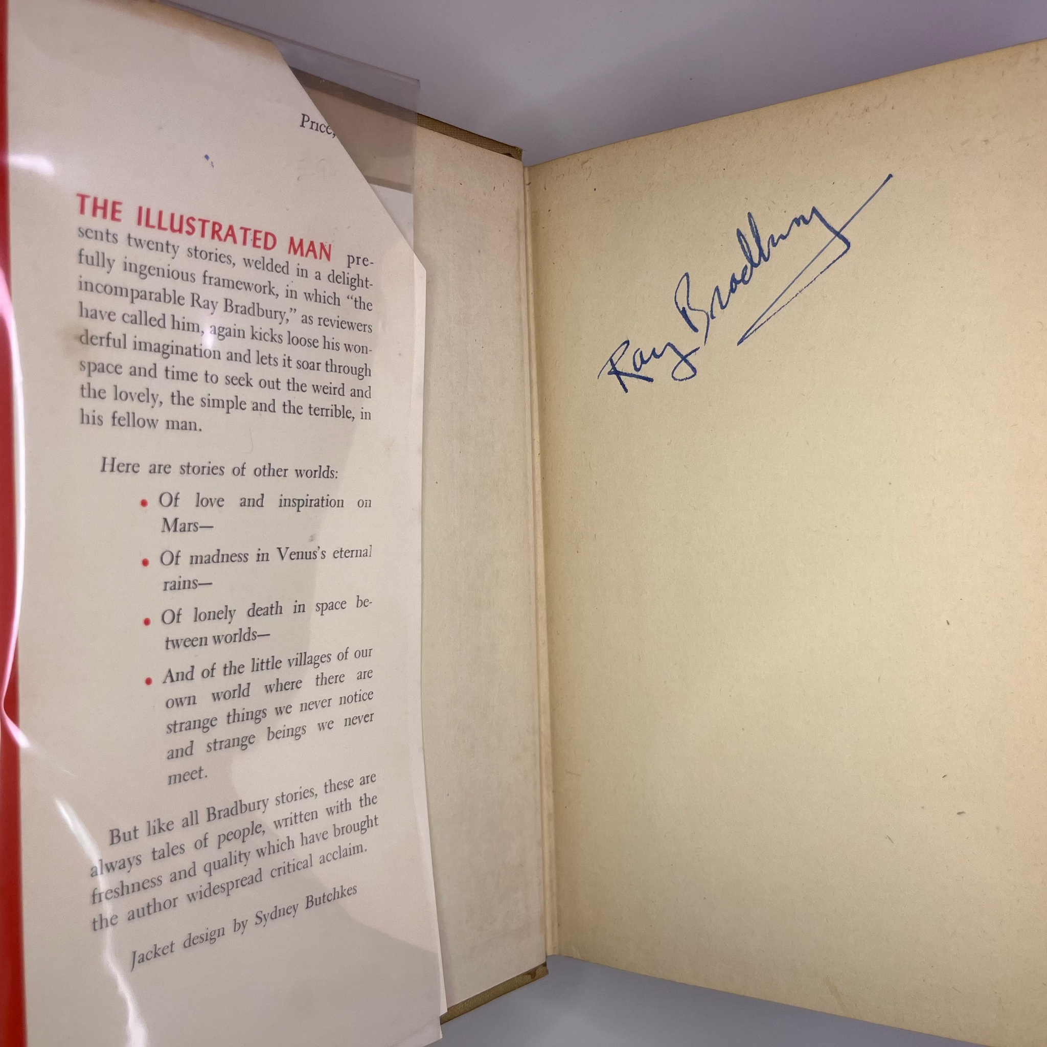 1951 The Illustrated Man by Ray Bradbury First Edition Signed