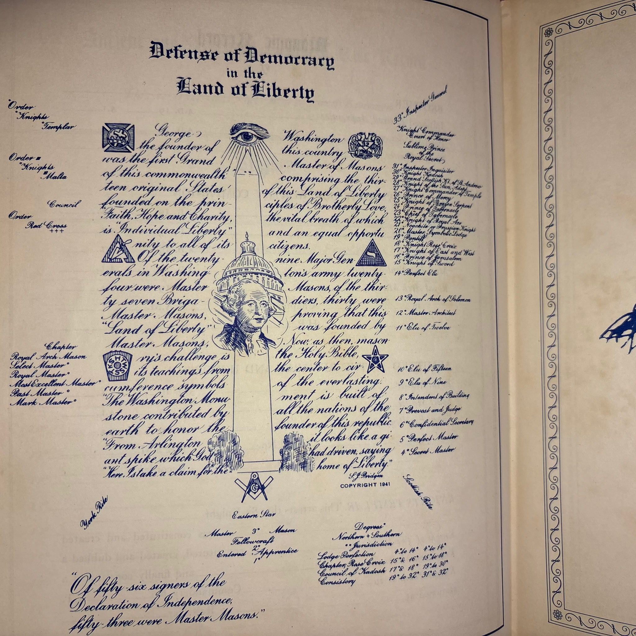 1951 Masonic Holy Bible
