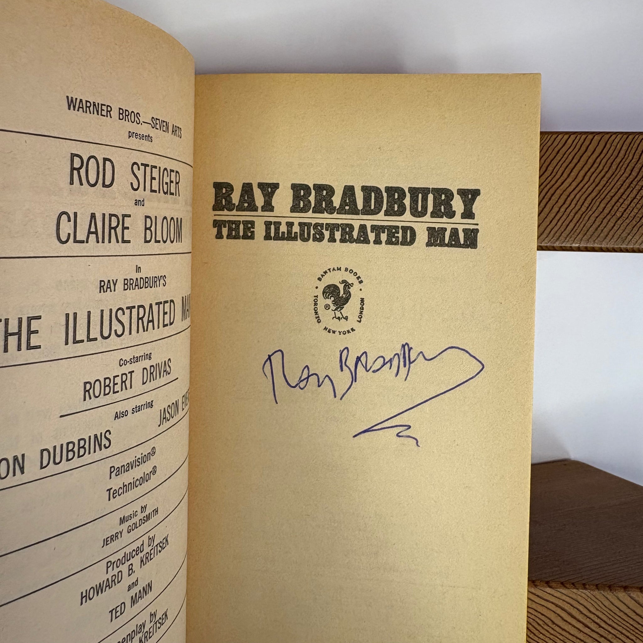 1972 The Illustrated Man Ray Bradbury Signed