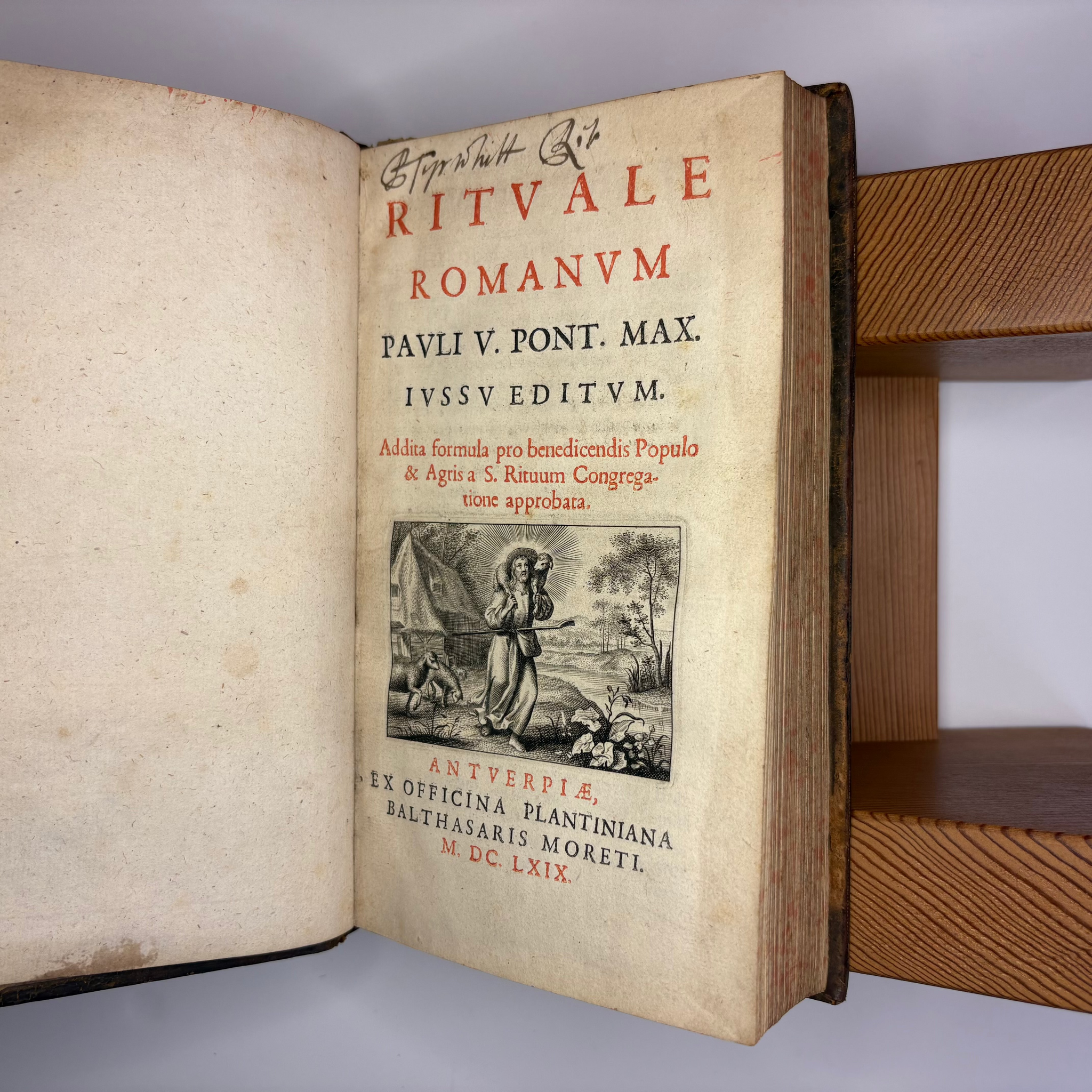 1669 Rituale Romanum [Exorcism, penance, extreme unction manual.]