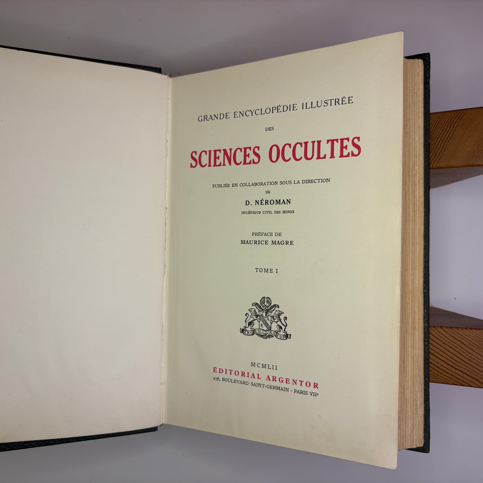 1952 Sciences et Occultes tomes I & II by D. Nepoman