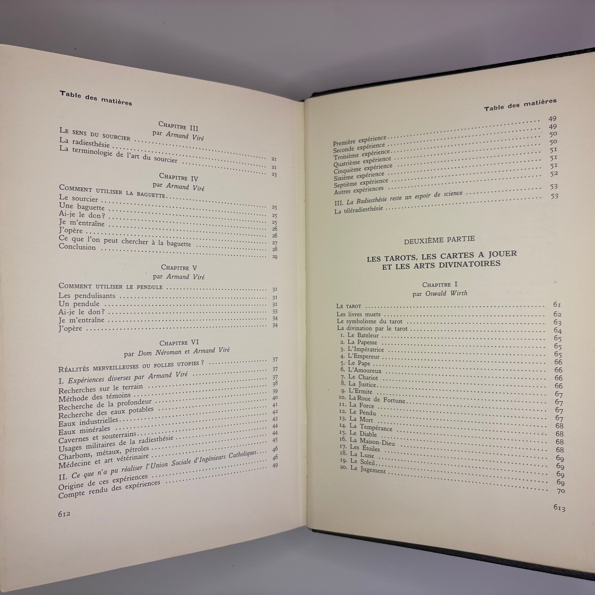 1952 Sciences et Occultes tomes I & II by D. Nepoman