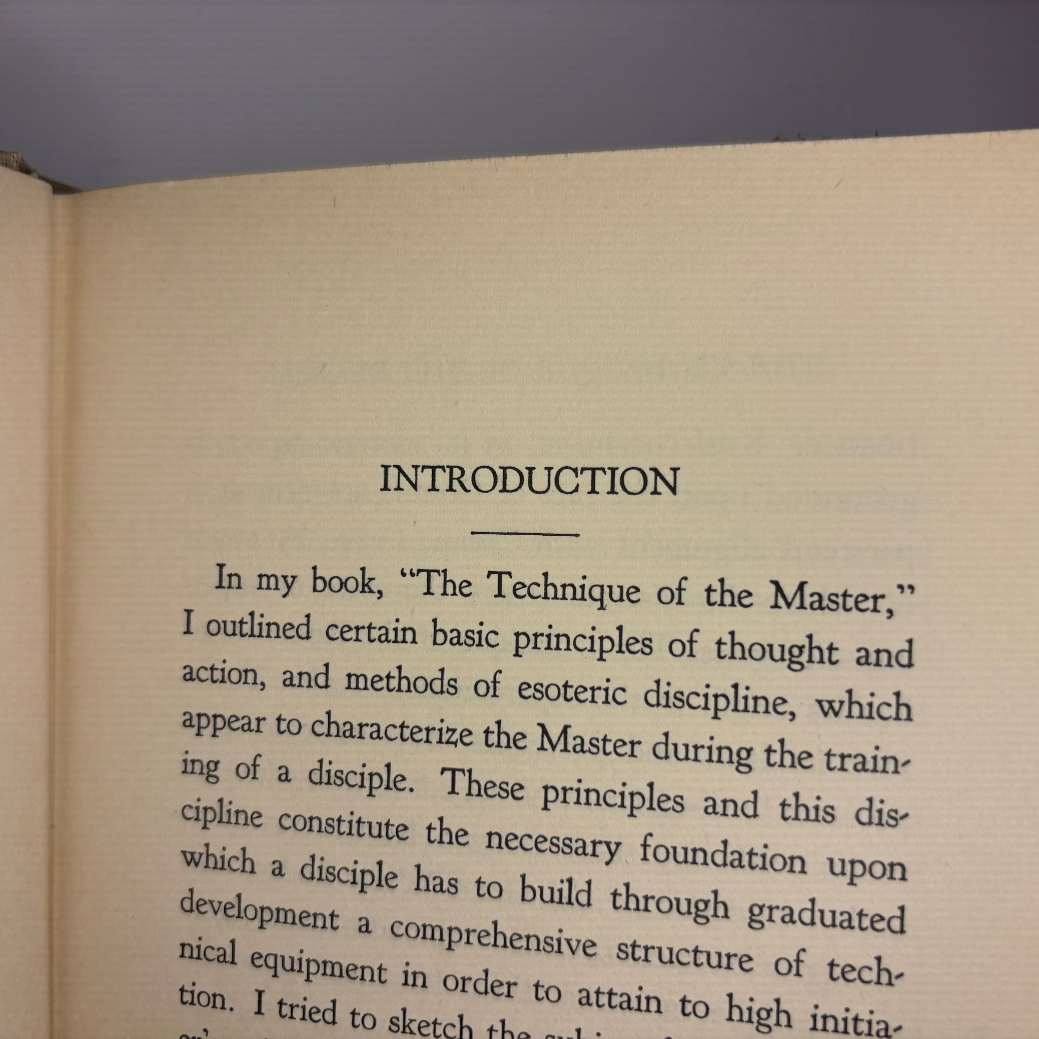 1935 The Technique of The Disciple by Raymond Andrea F.R.C.