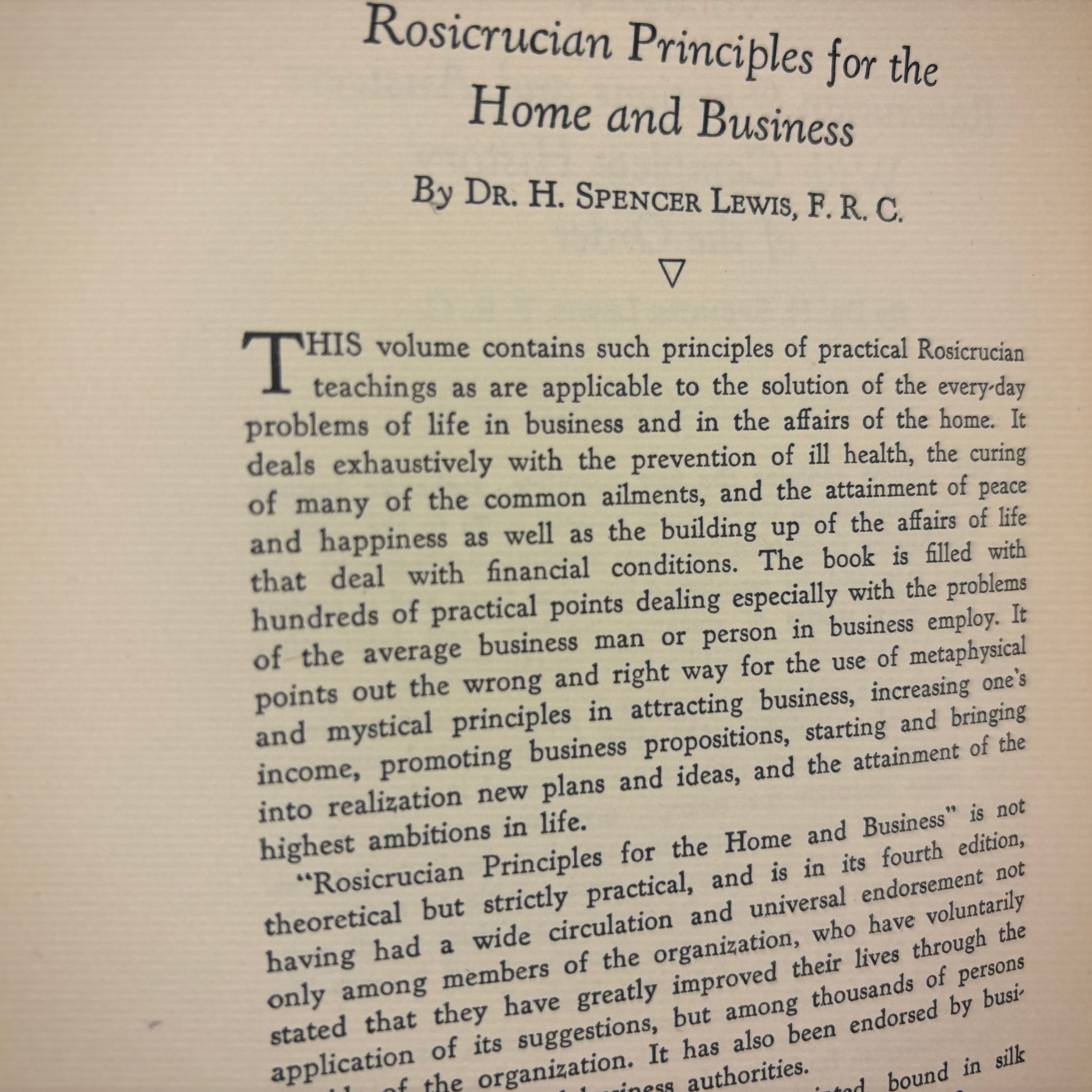 1935 The Technique of The Disciple by Raymond Andrea F.R.C.