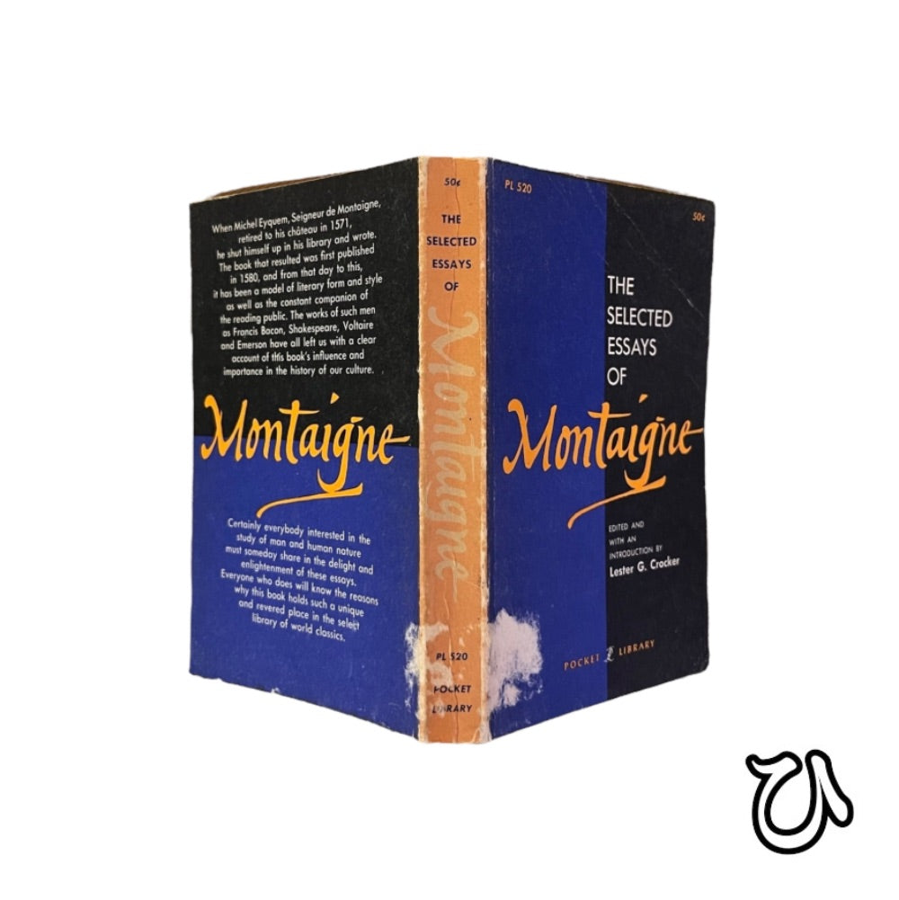 1959 The Selected Essays of Montaigne