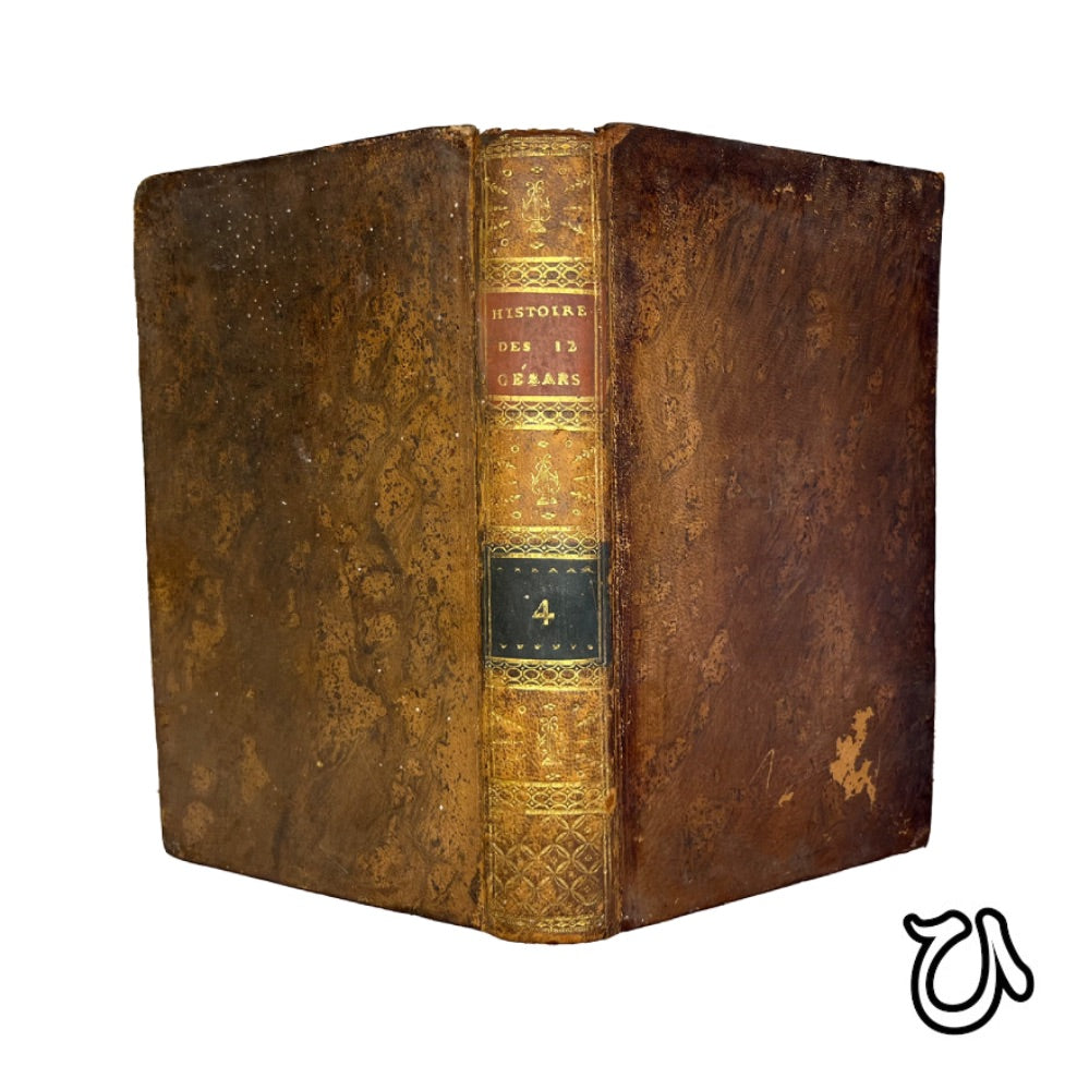 1771 French Suetonius's Lives Of The Twelve Caesars Vol IV translated by Henri Ophellot
