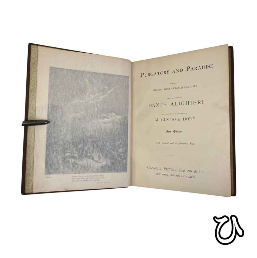 1880 Dante’s Paradise, Purgatory, and Inferno set Illustrated by Gustave Doré Cassell Publishing Co.