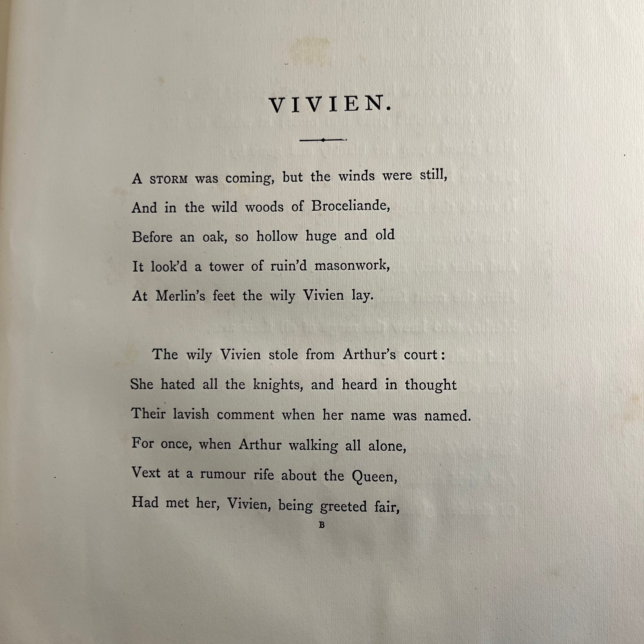 1867 Viven by Alfred Tennyson Illustrated by Gustave Doré First Edition