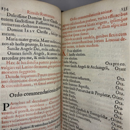 1669 Rituale Romanum [Exorcism, penance, extreme unction manual.]