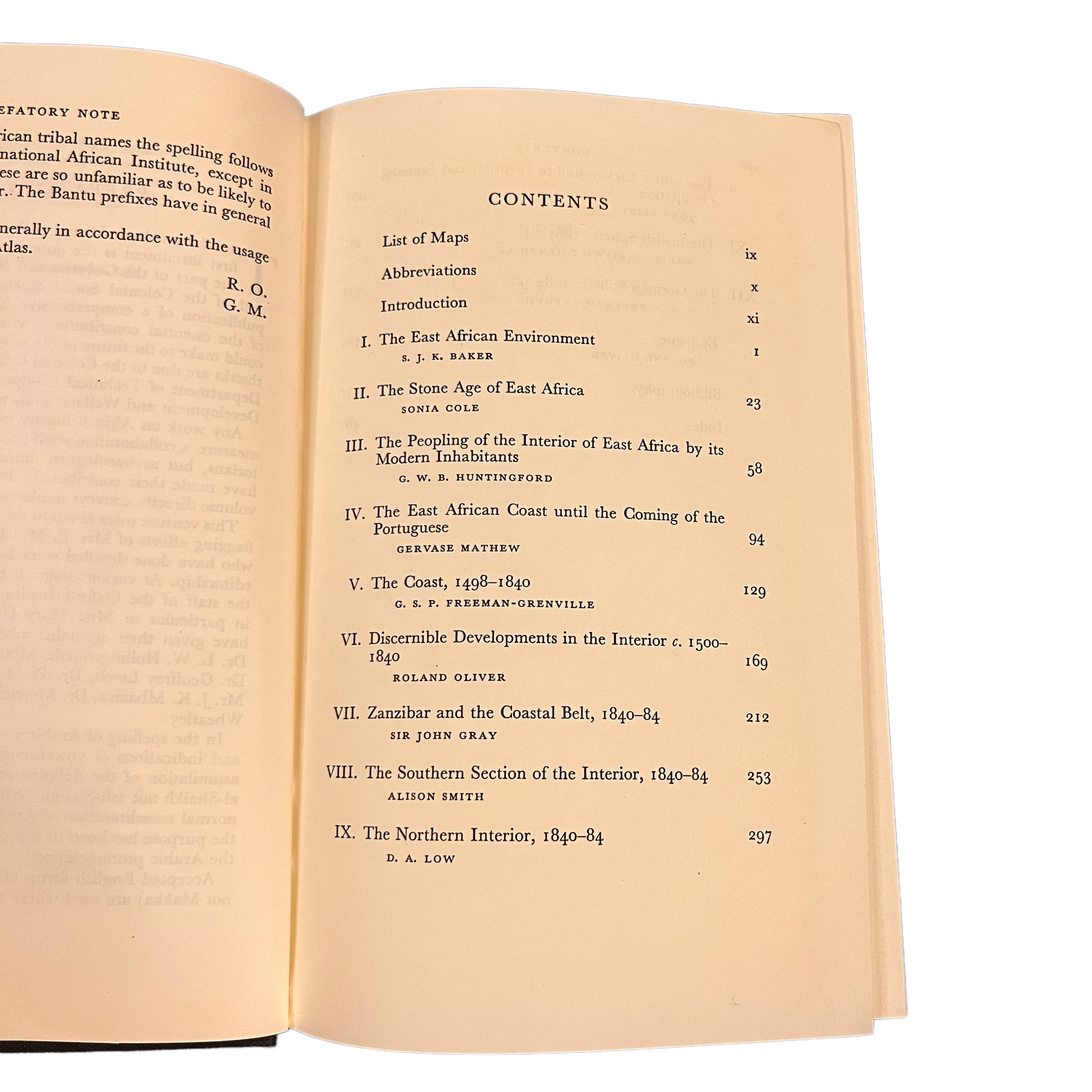1963 History of East Africa by — Volume I & II