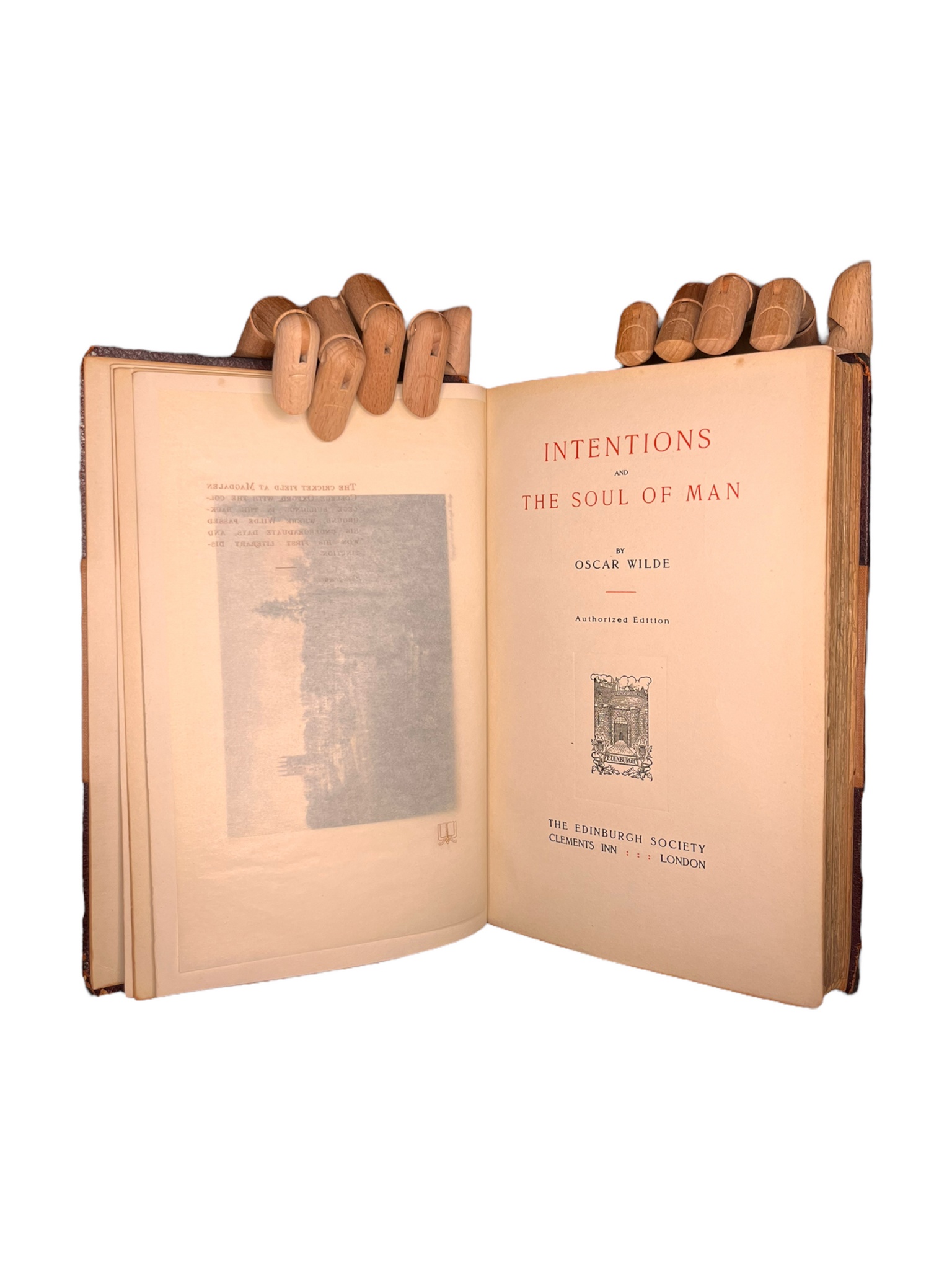 1911 Intentions and The Soul of Man by Oscar Wilde Authorized Edition