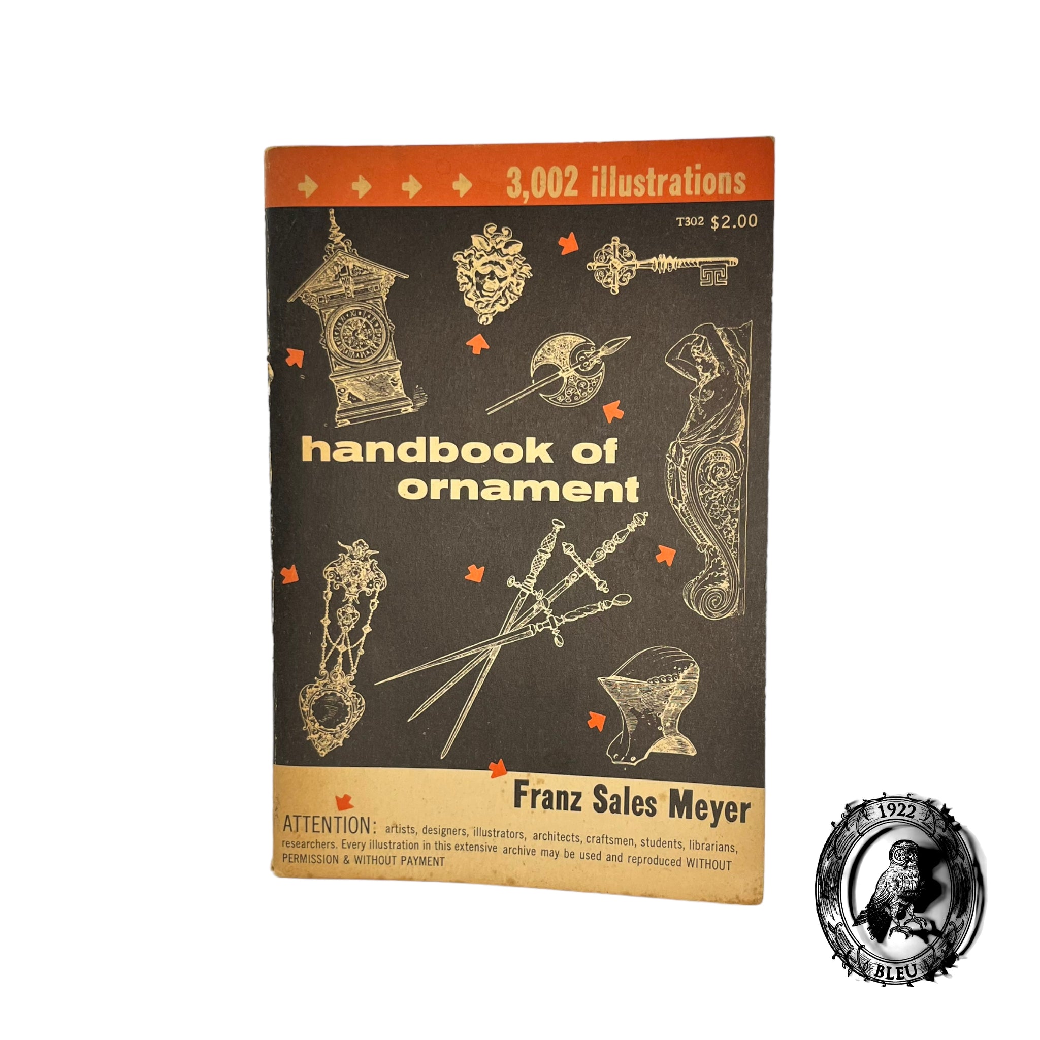 1957 Handbook of Ornament by Franz Sales Meyer