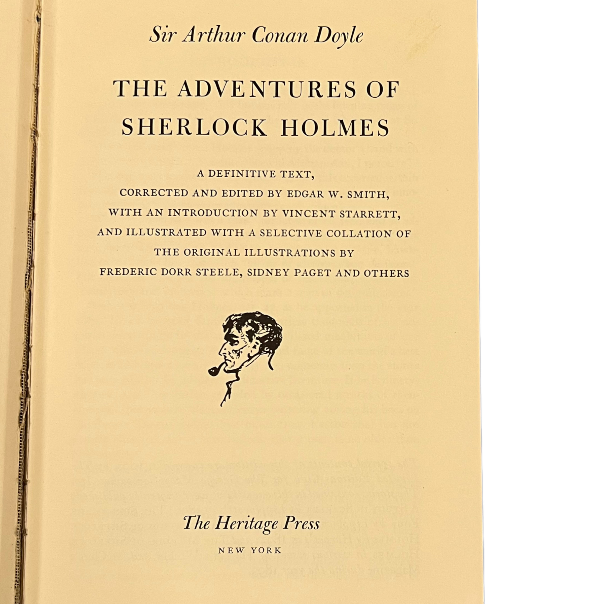 1950 The Adventure of Sherlock Holmes by Sir Arthur Conan Doyle