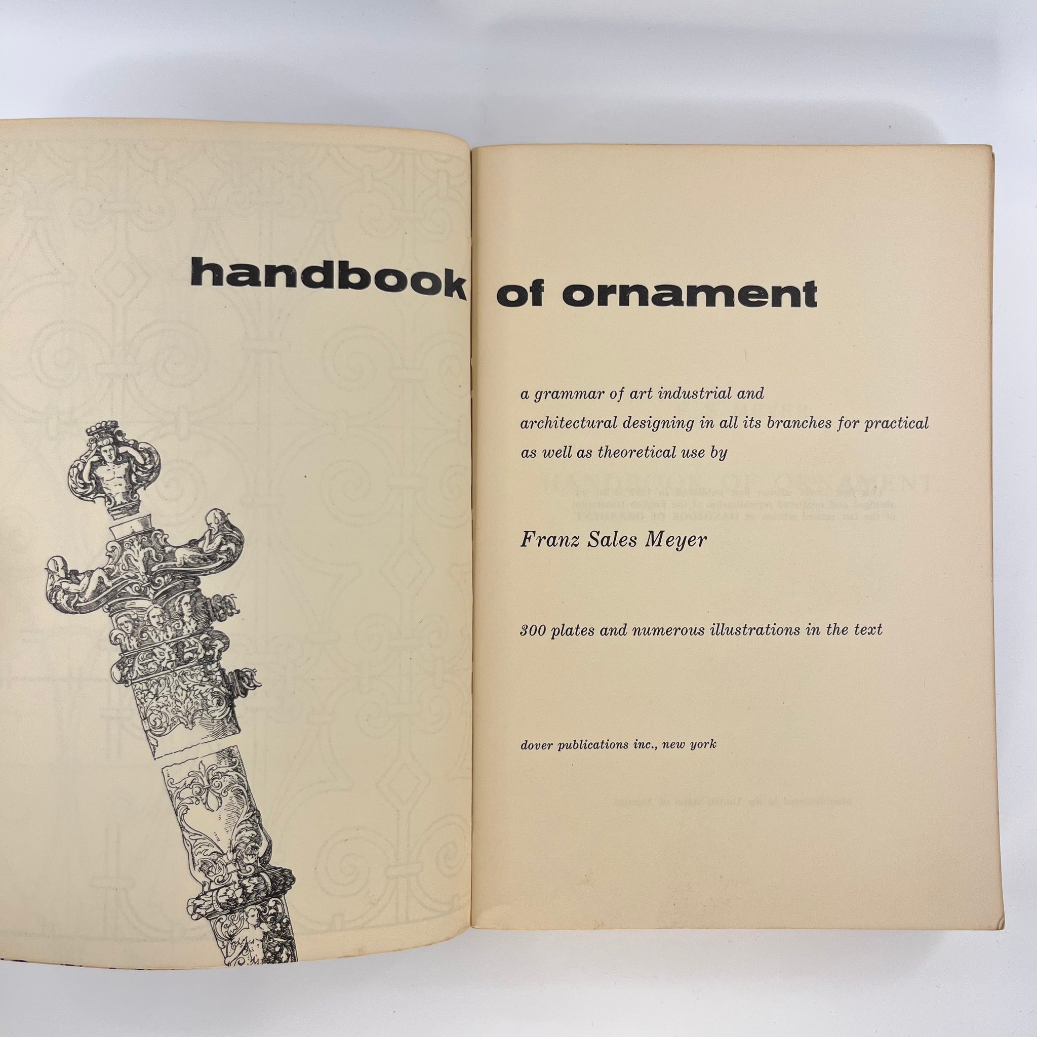 1957 Handbook of Ornament by Franz Sales Meyer